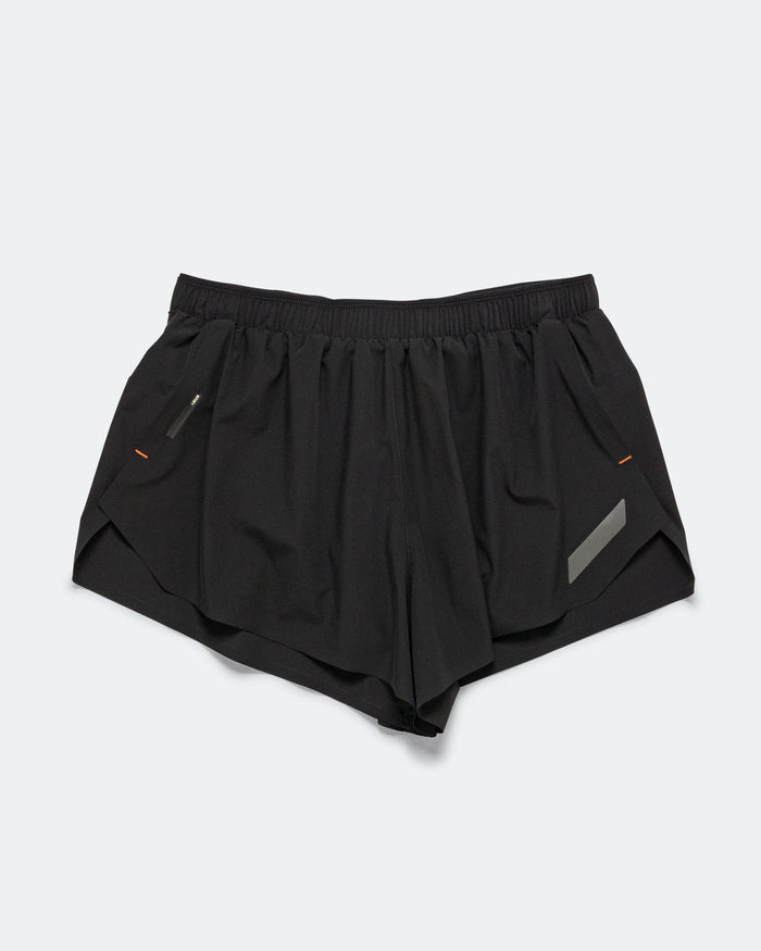 Mens Split Shorts - Black