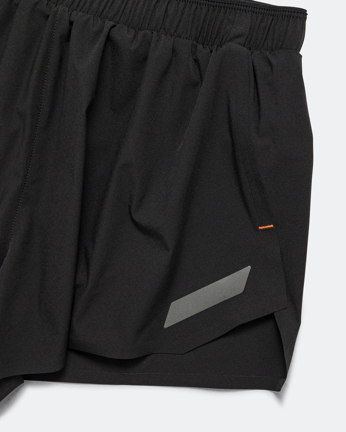 Mens Split Shorts - Black