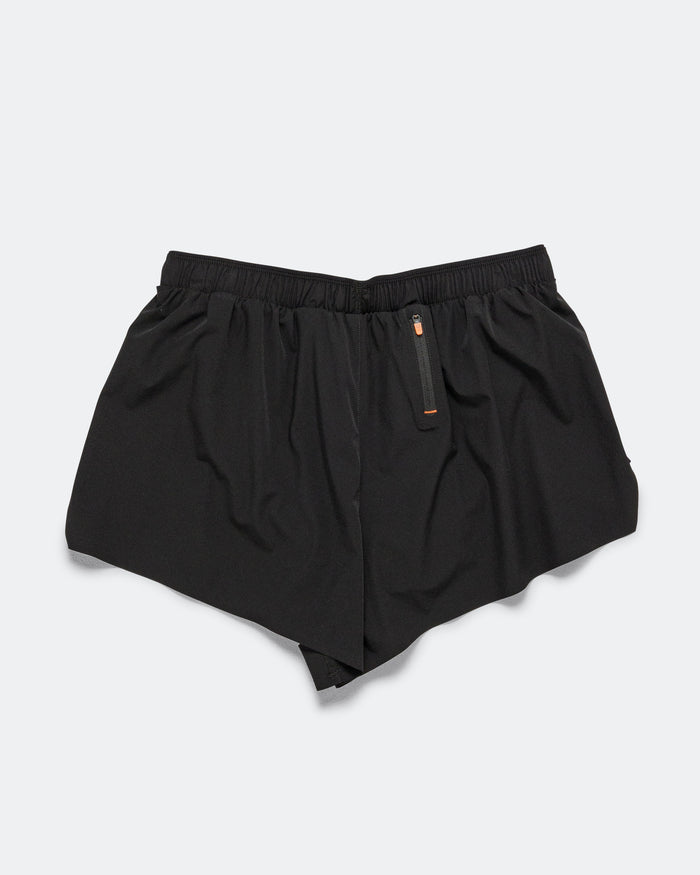 Mens Split Shorts - Black