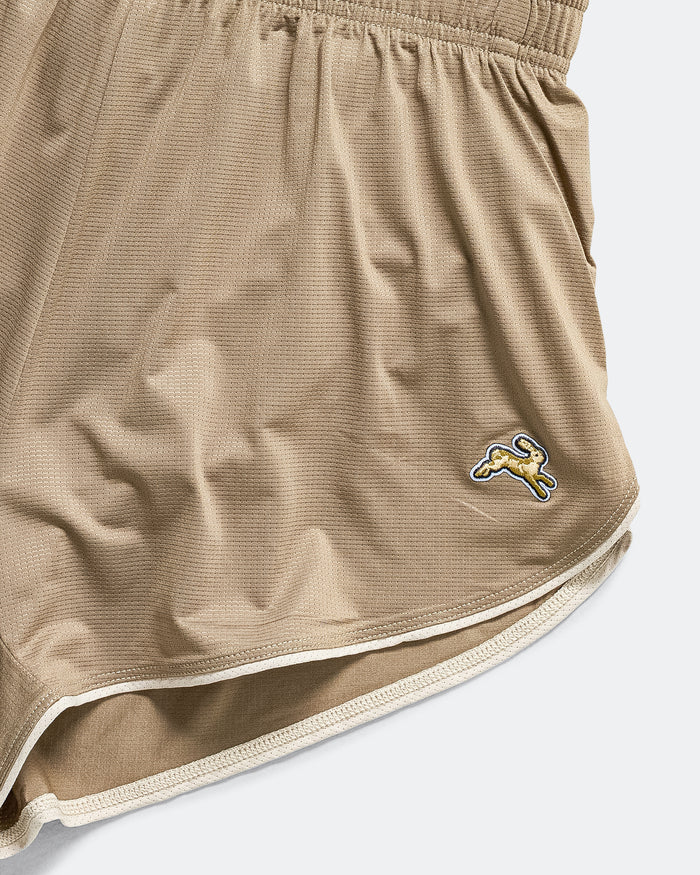 Mens Twilight Split Shorts - Walnut
