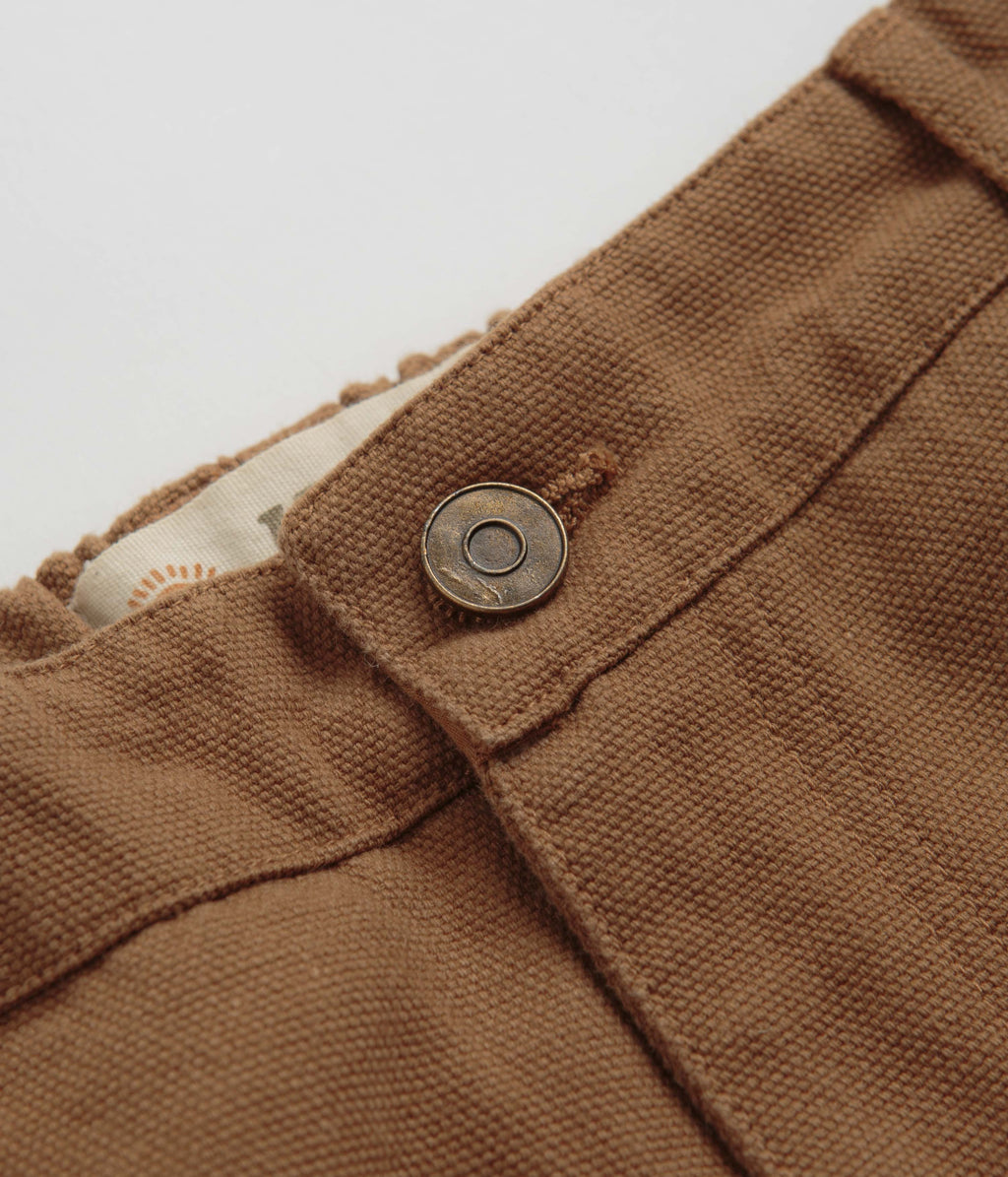 Mollusk Canvas Work Pants - Almond