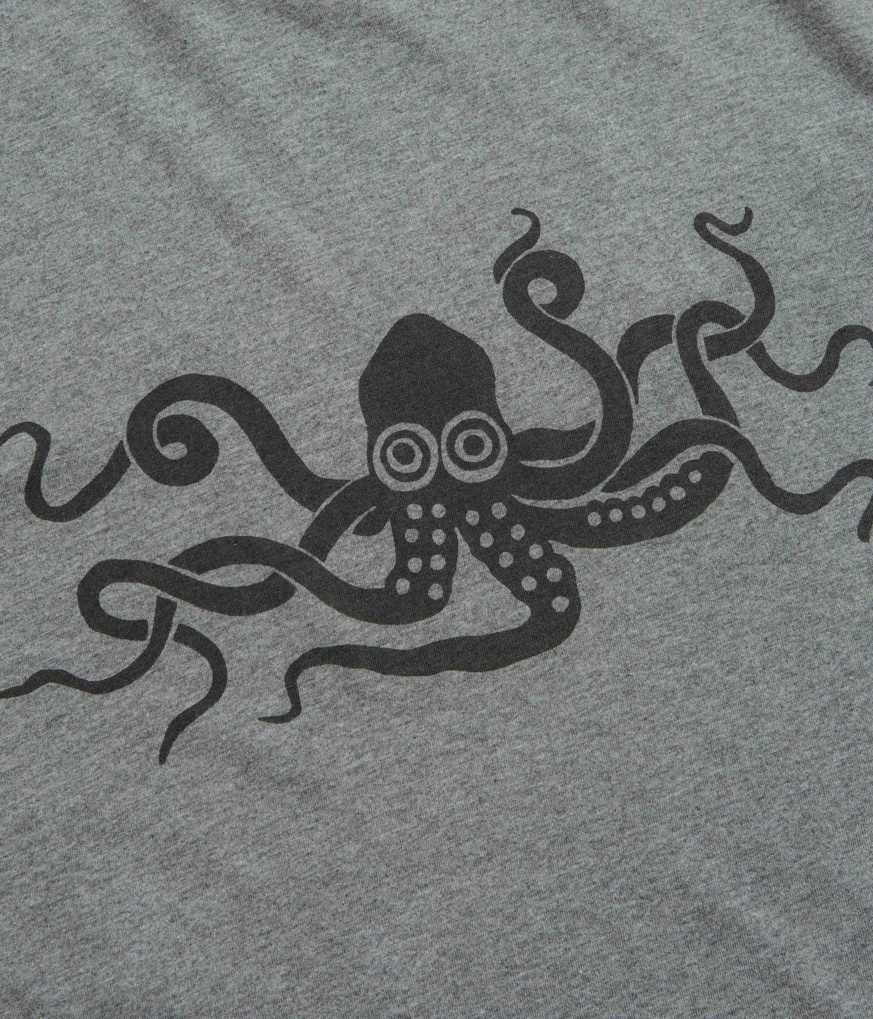 Mollusk Cephalopod T-Shirt - Heather Grey