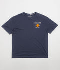 Mollusk Orange T-Shirt - Navy