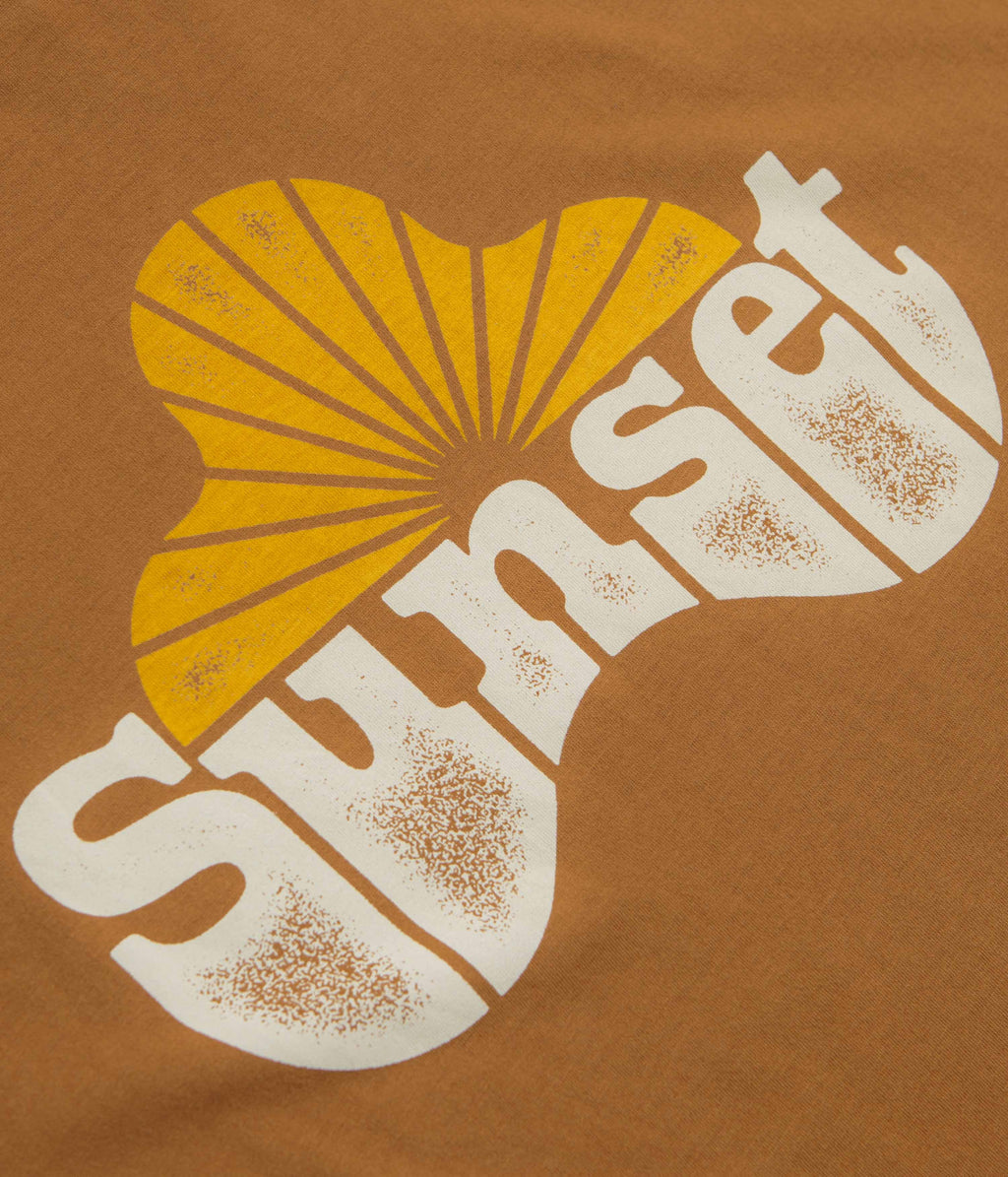 Mollusk Sunset T-Shirt - Almond
