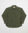Mollusk Thurston Shirt - Rover Green Corduroy