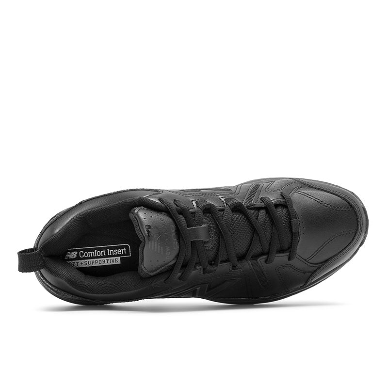New Balance Men's MX608V5 Slip Resistant Training Shoes in Black