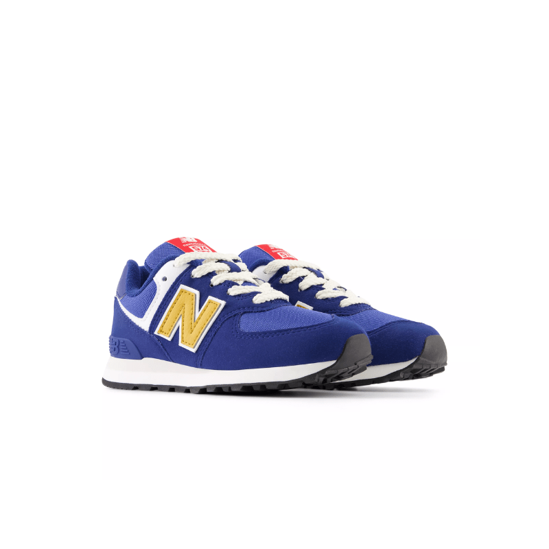 New Balance 574 Blue/Yellow - Kid's Pre School