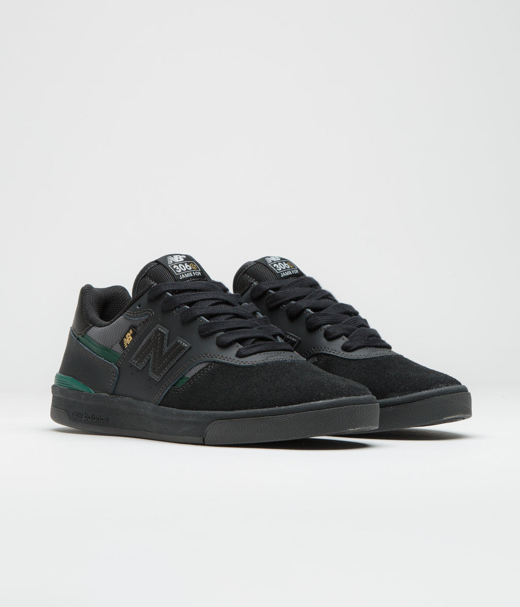 New Balance Numeric 306C Jamie Foy Shoes - Black / Black