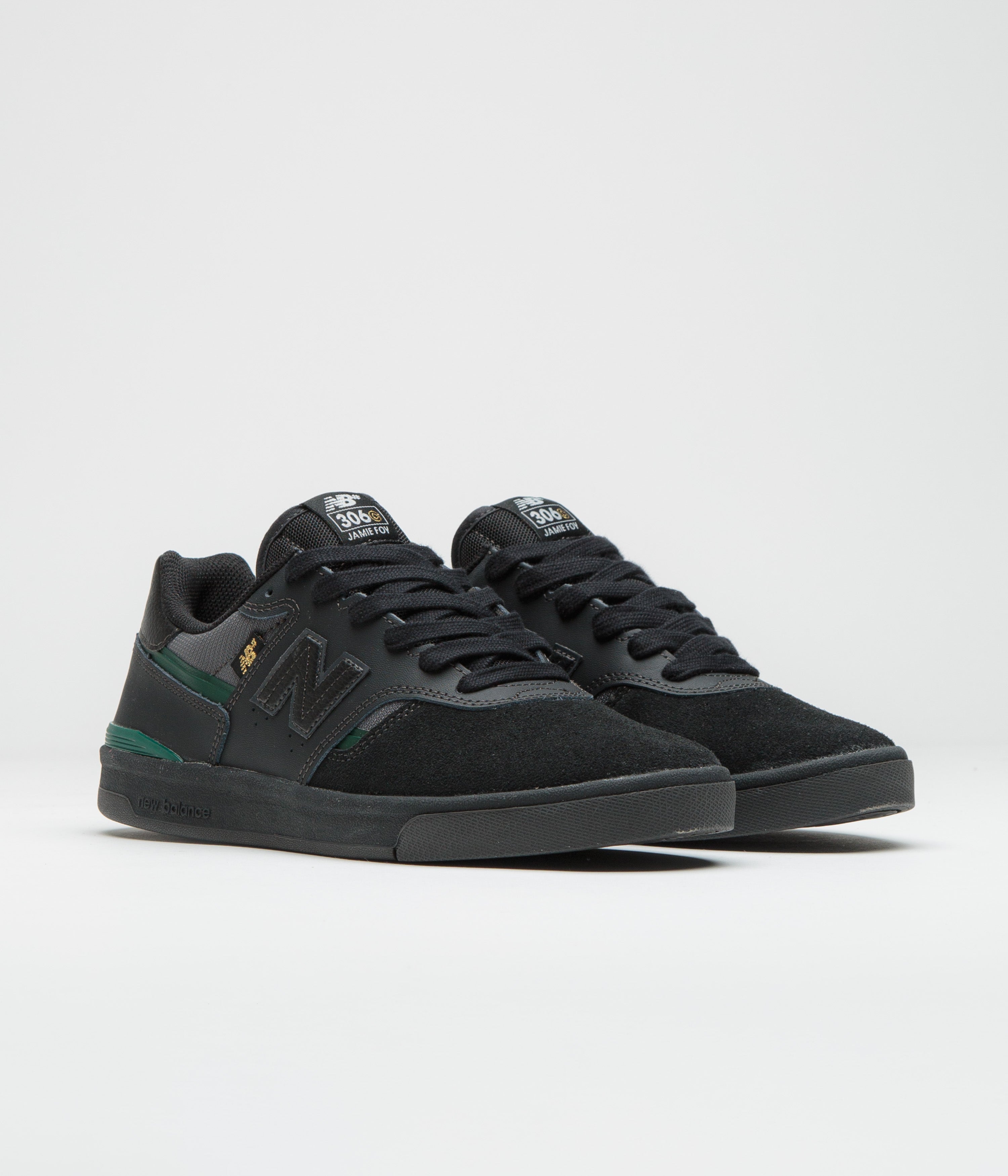 New Balance Numeric 306C Jamie Foy Shoes - Black / Black