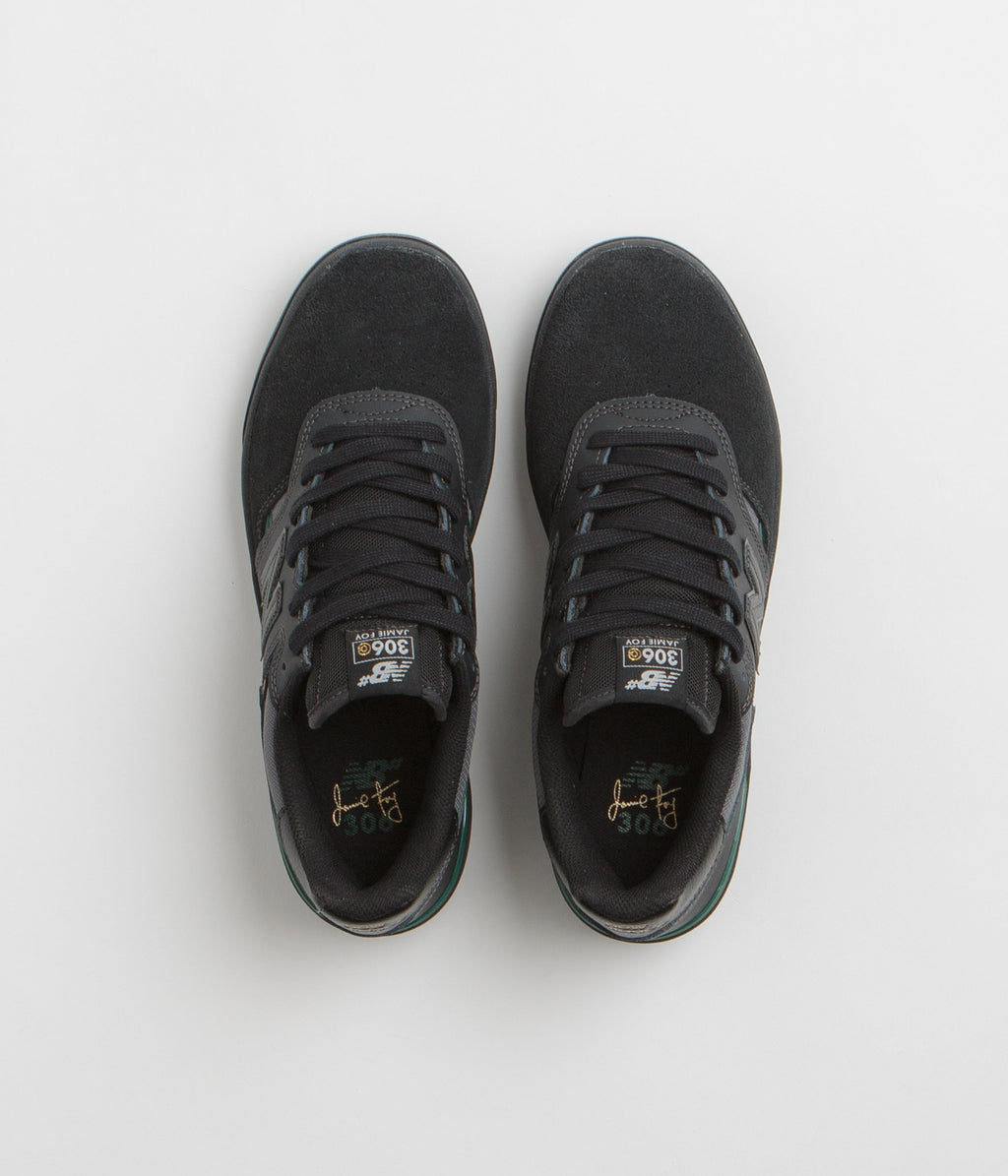 New Balance Numeric 306C Jamie Foy Shoes - Black / Black