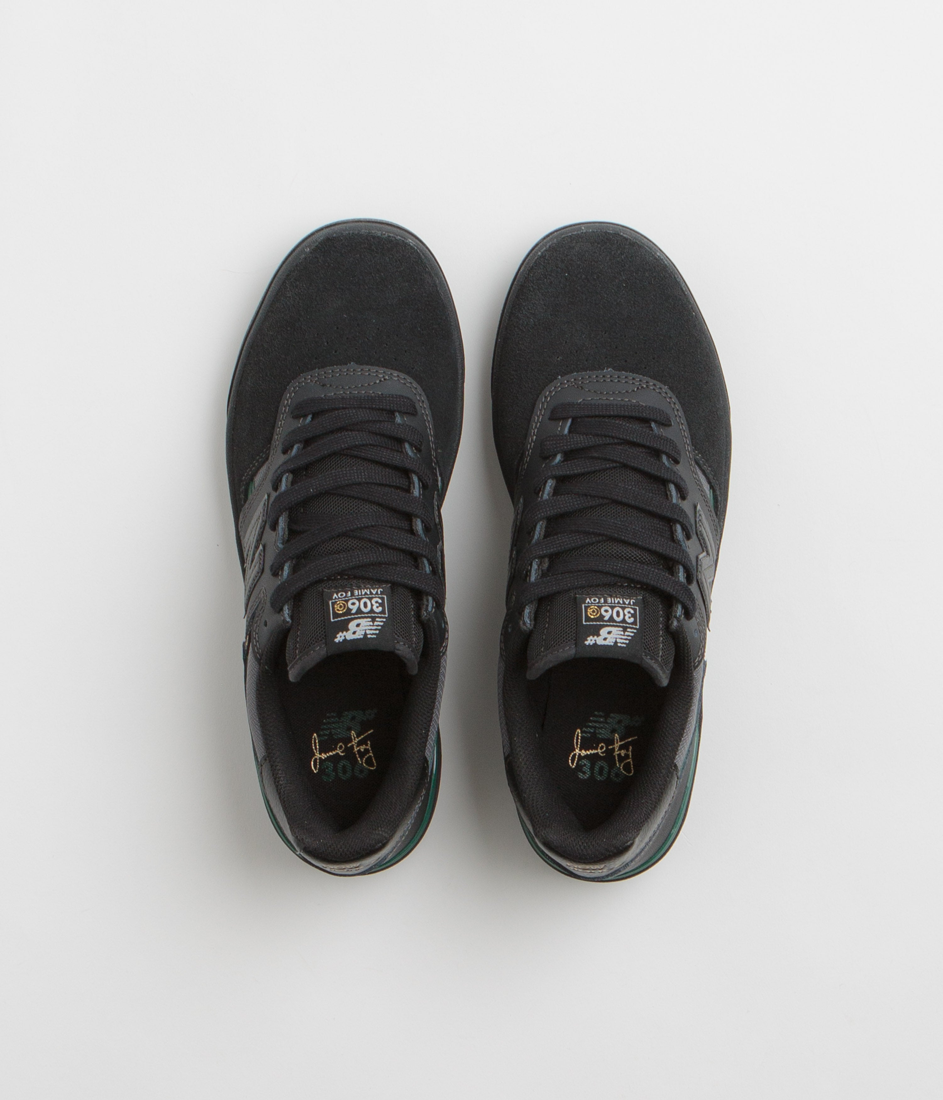 New Balance Numeric 306C Jamie Foy Shoes - Black / Black