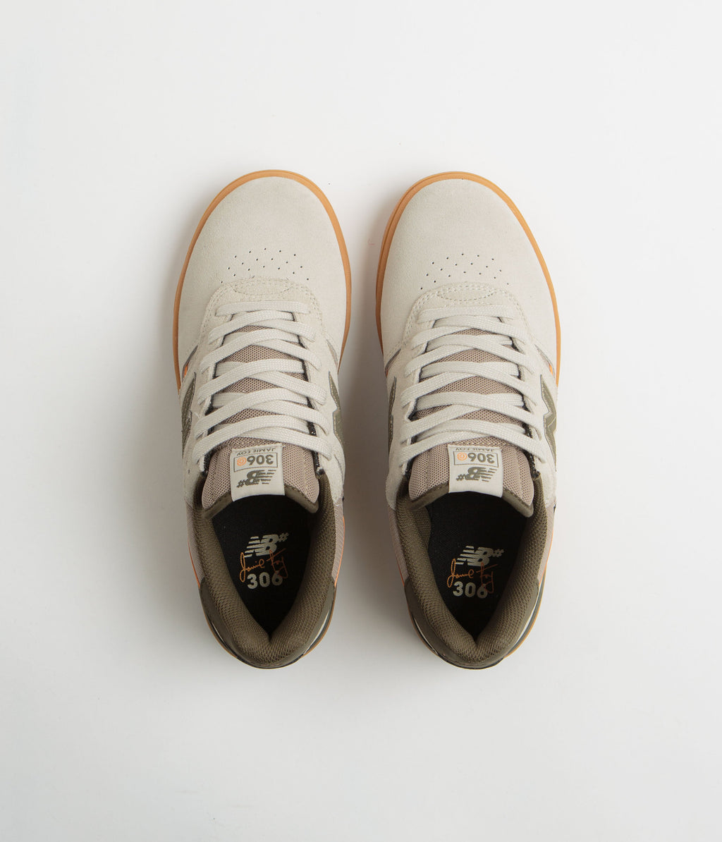 New Balance Numeric 306C Jamie Foy Shoes - Timberwolf / Olive