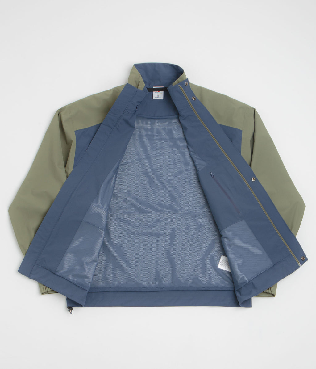 New Balance Numeric Waterproof Jacket - Khaki / Blue