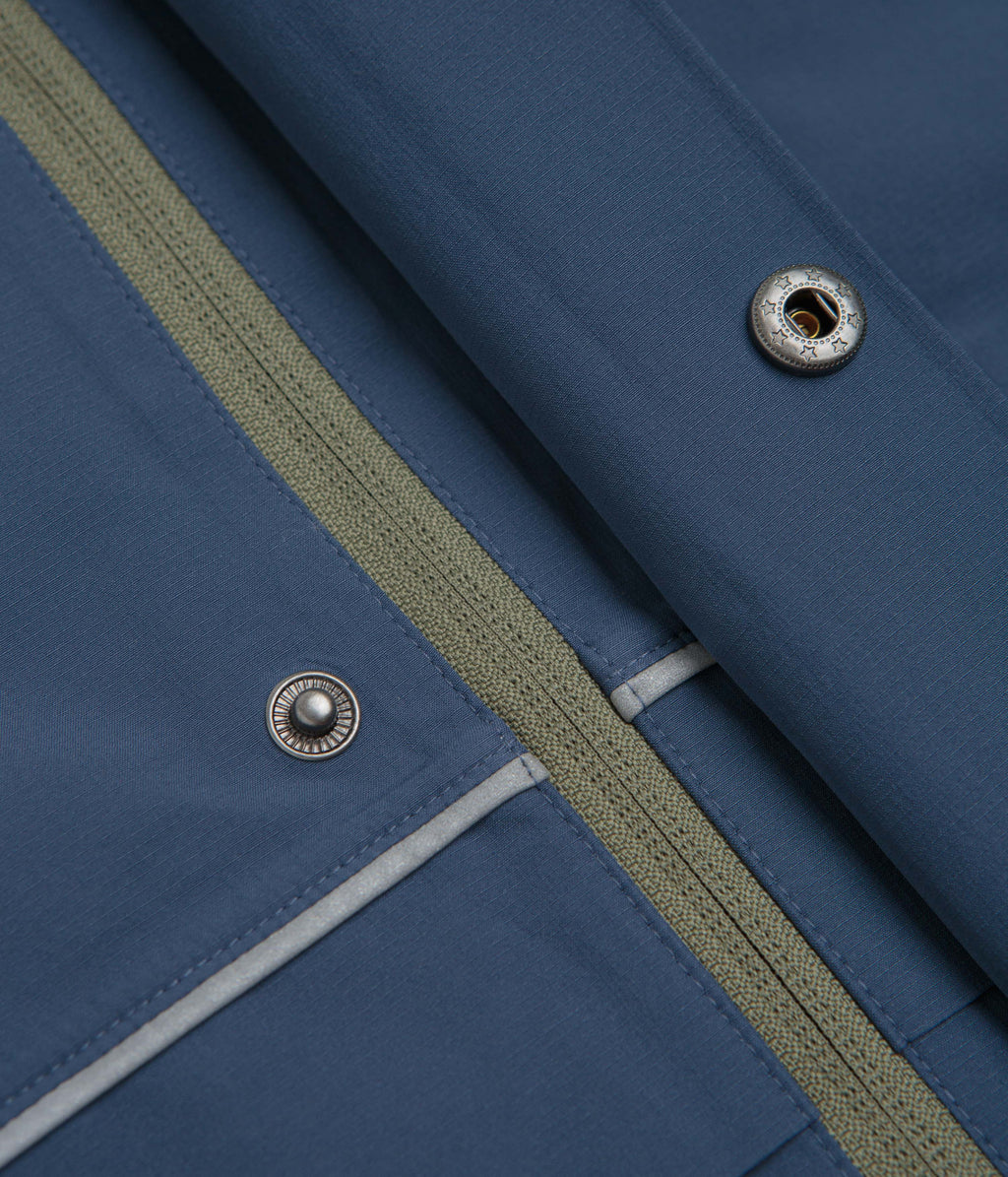 New Balance Numeric Waterproof Jacket - Khaki / Blue