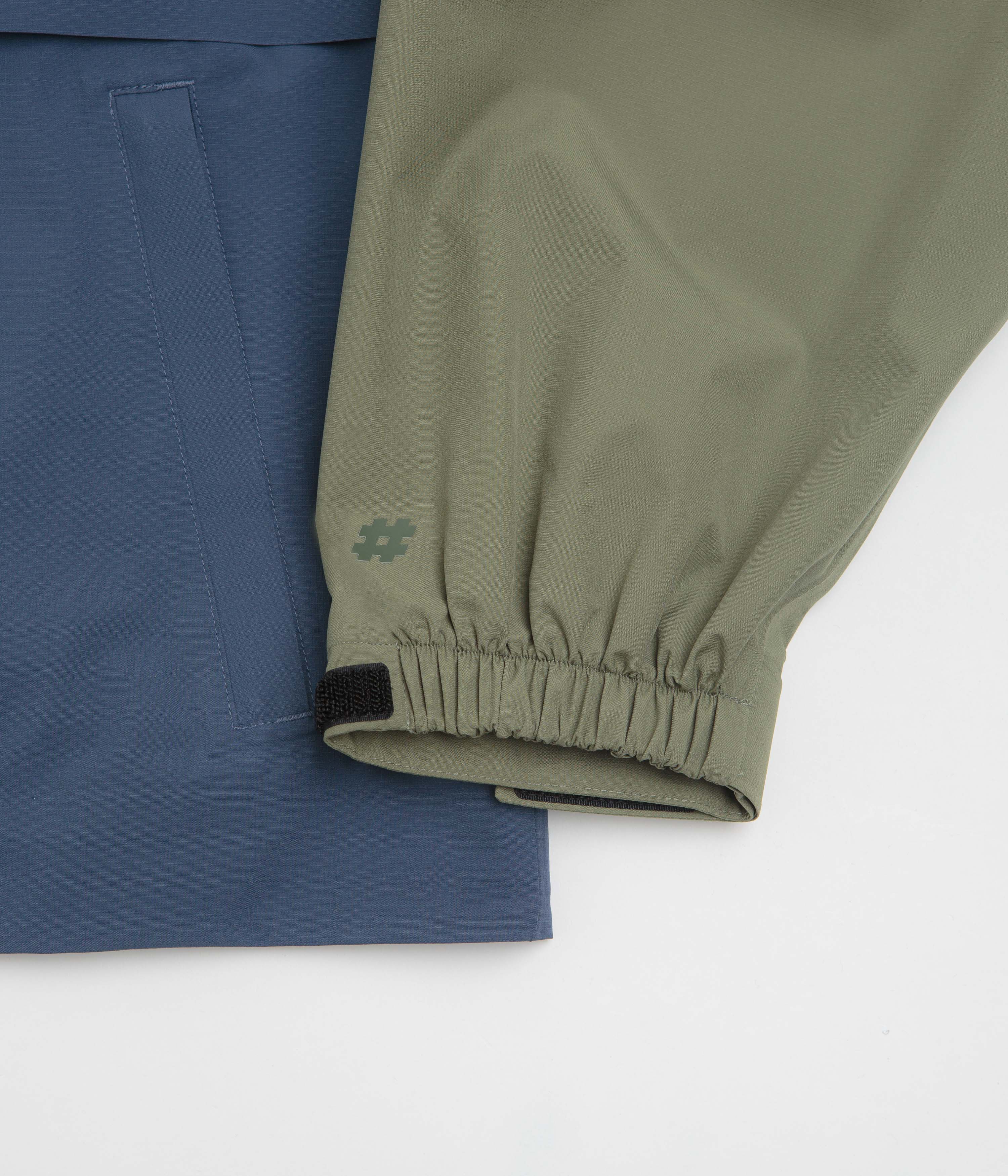 New Balance Numeric Waterproof Jacket - Khaki / Blue