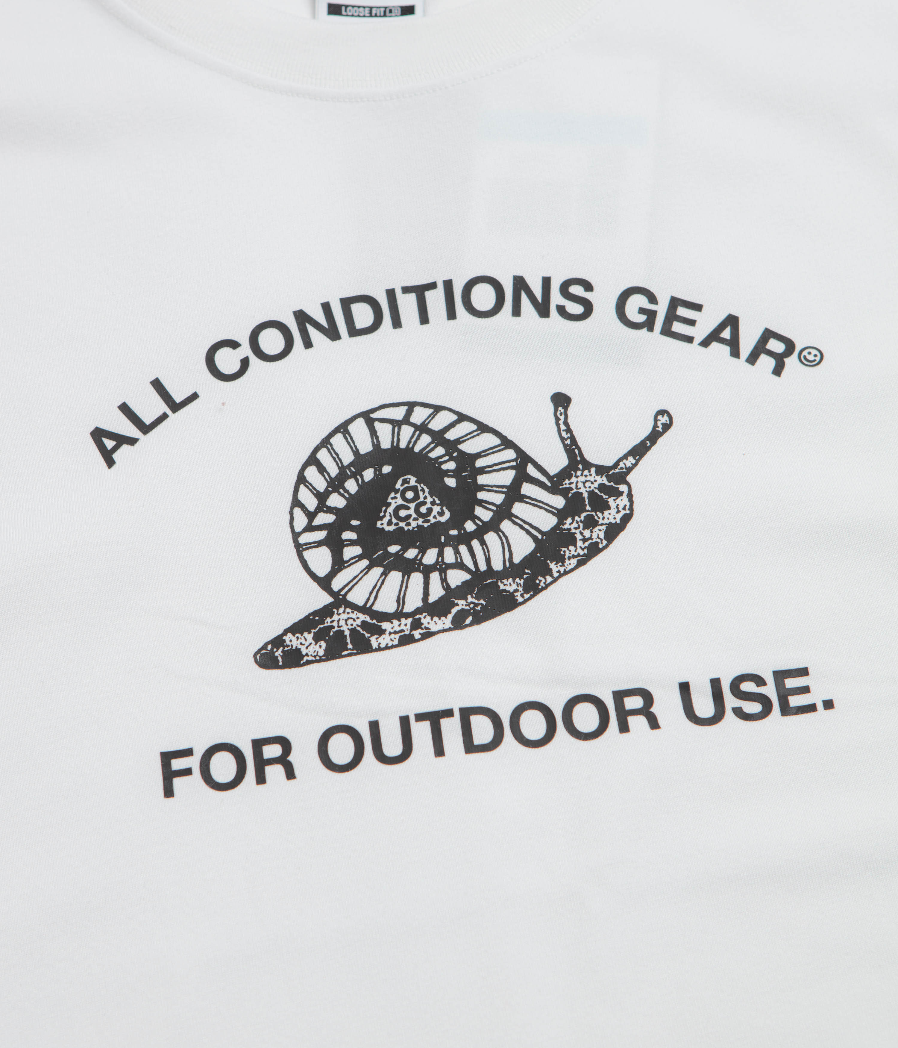 Nike ACG Mystery Snail T-Shirt - Summit White
