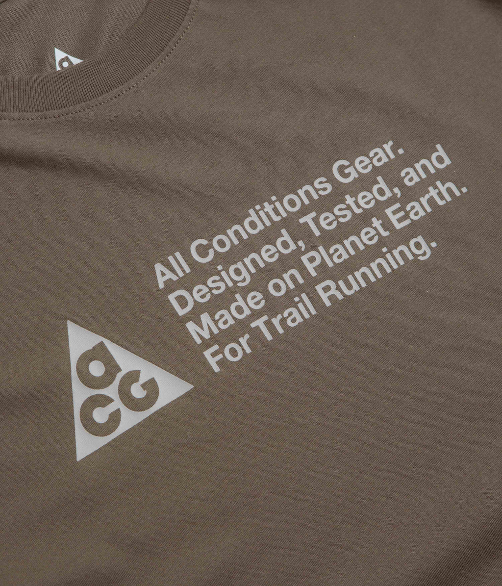 Nike ACG Trail Logo T-Shirt - Ironstone