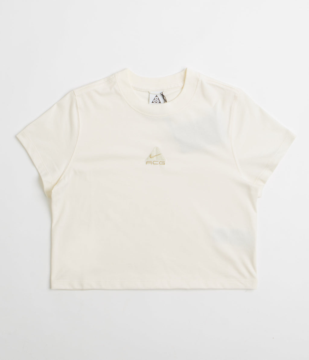 Nike ACG Womens Baby Lungs T-Shirt - Pale Ivory / Light Khaki / Parachute Beige