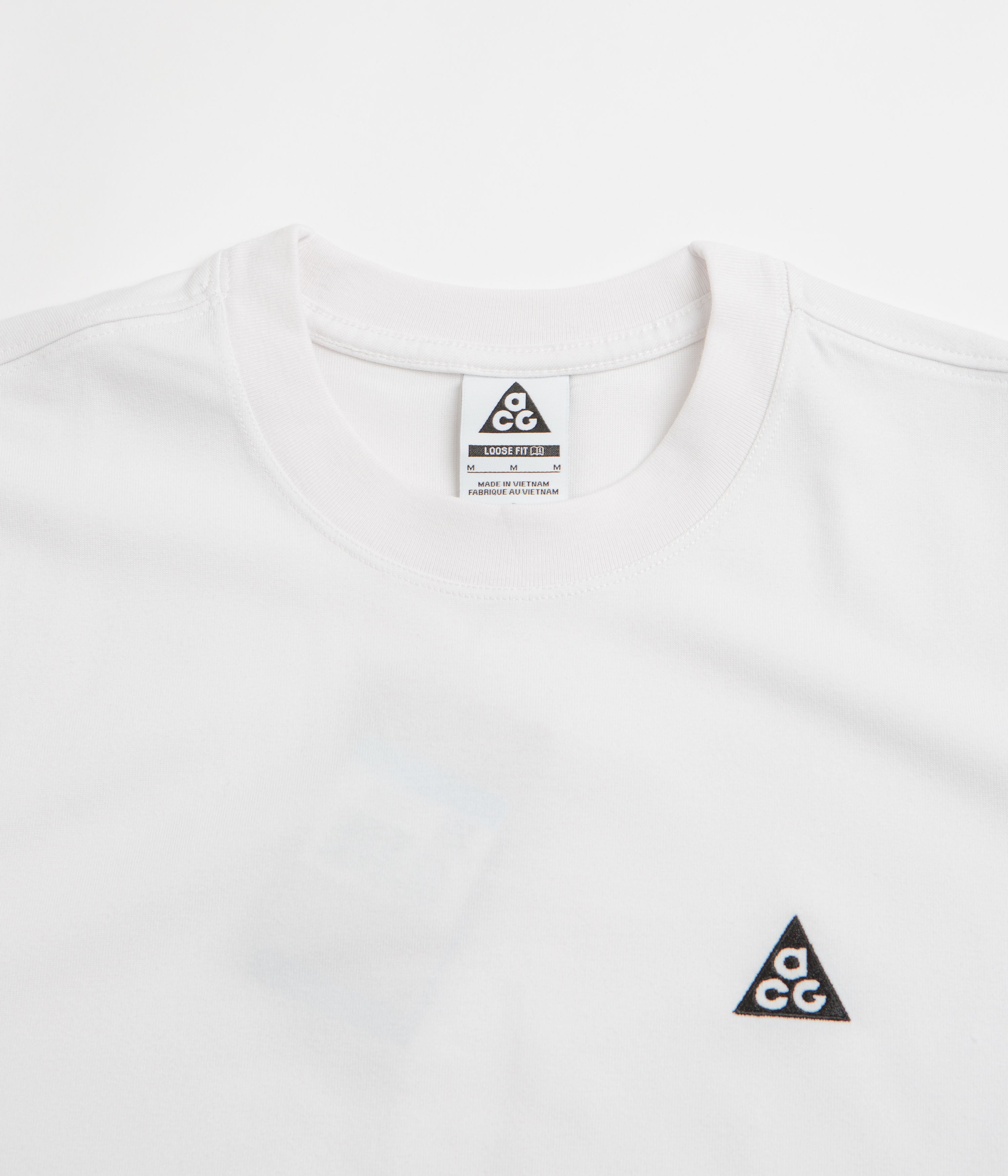 Nike ACG Womens NRG Logo T-Shirt - Summit White / Black