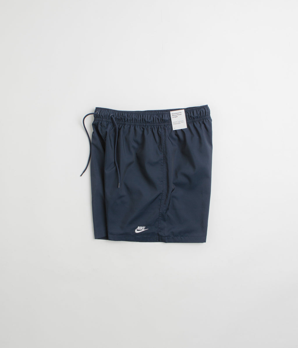 Nike Club Woven Flow Shorts - Obsidian / White