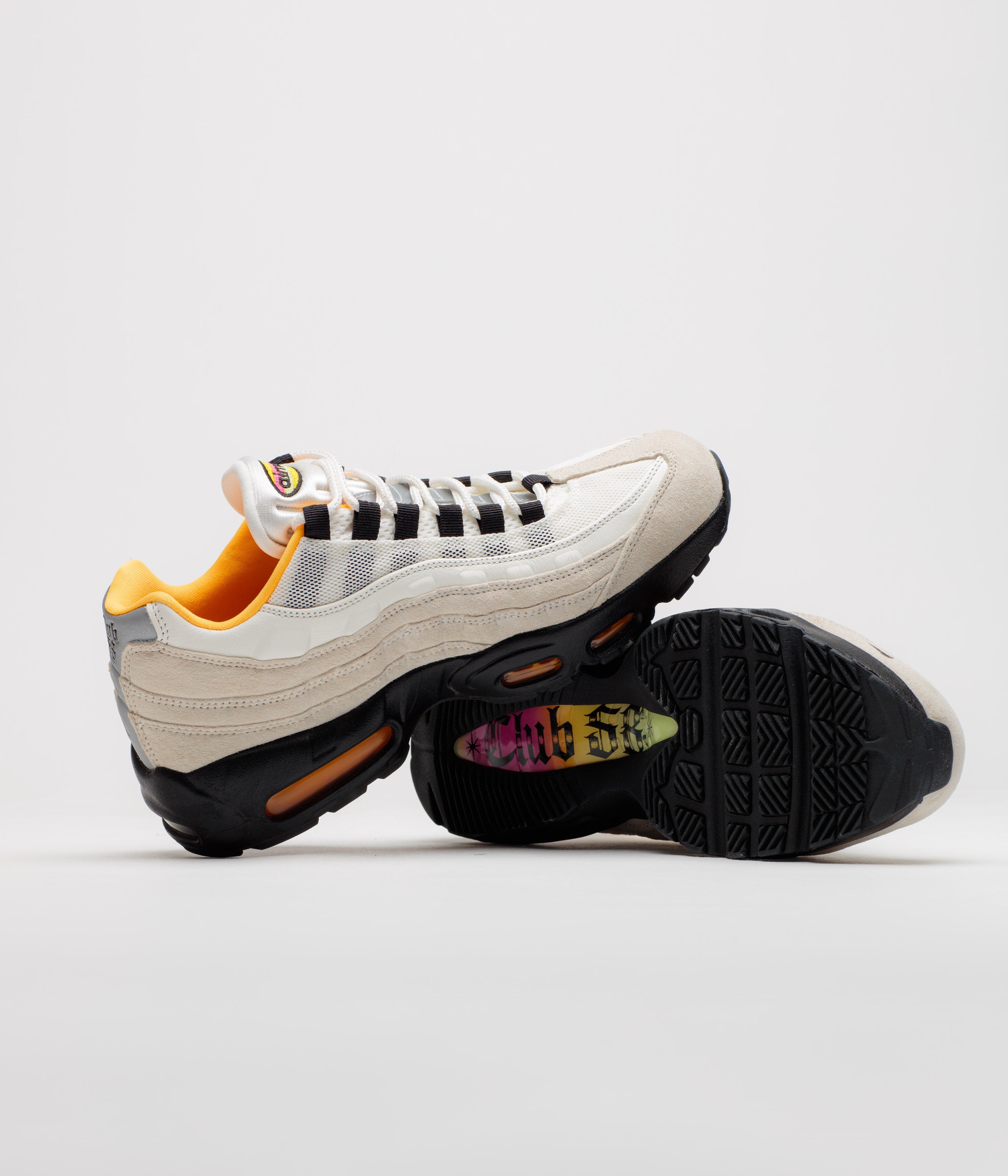 Nike SB Air Max 95 World Cup Shoes - Sail / Black - Laser Orange