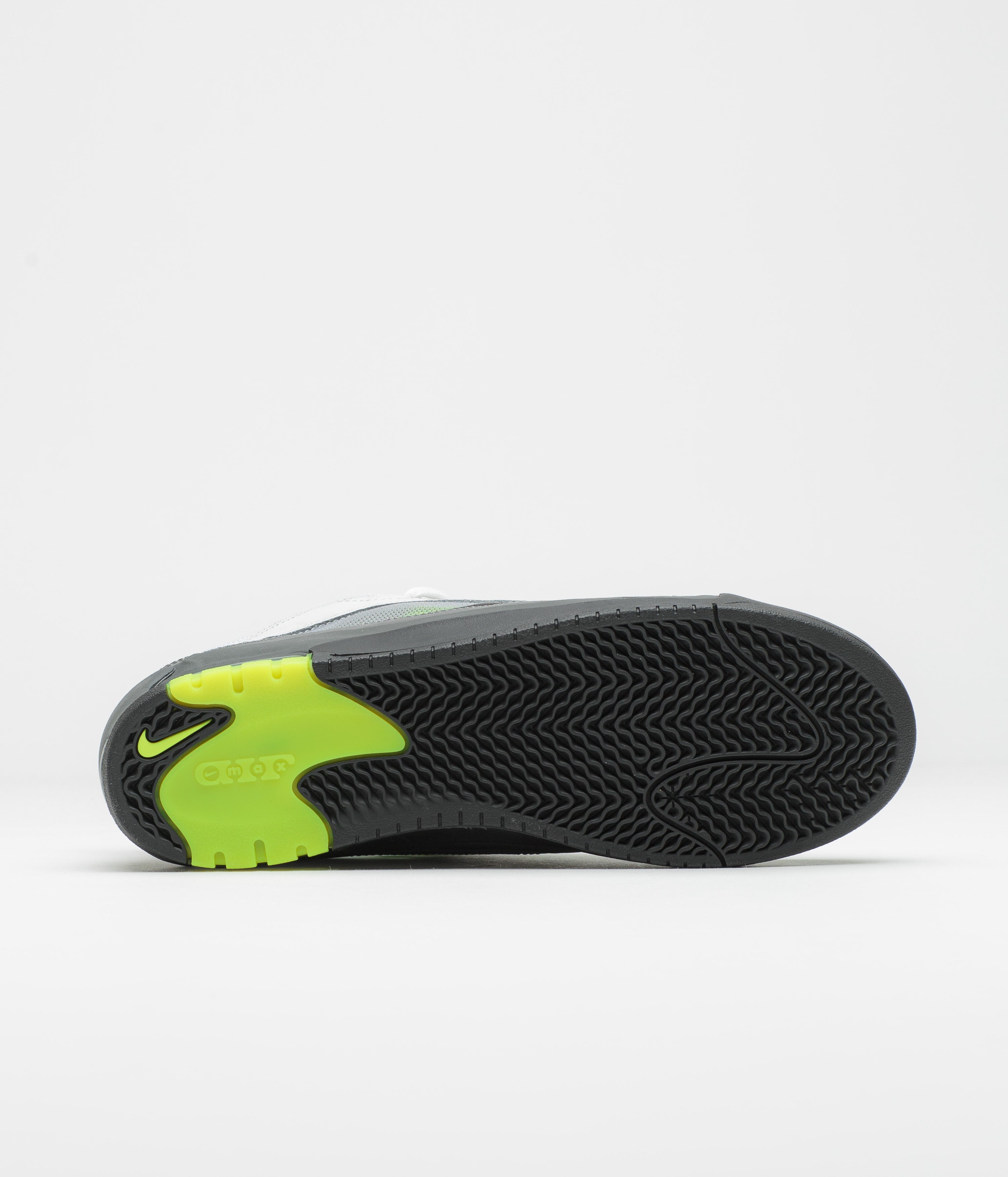 Nike SB Air Max Ishod Shoes - Black / Neon Yellow - Anthracite - Light Graphite