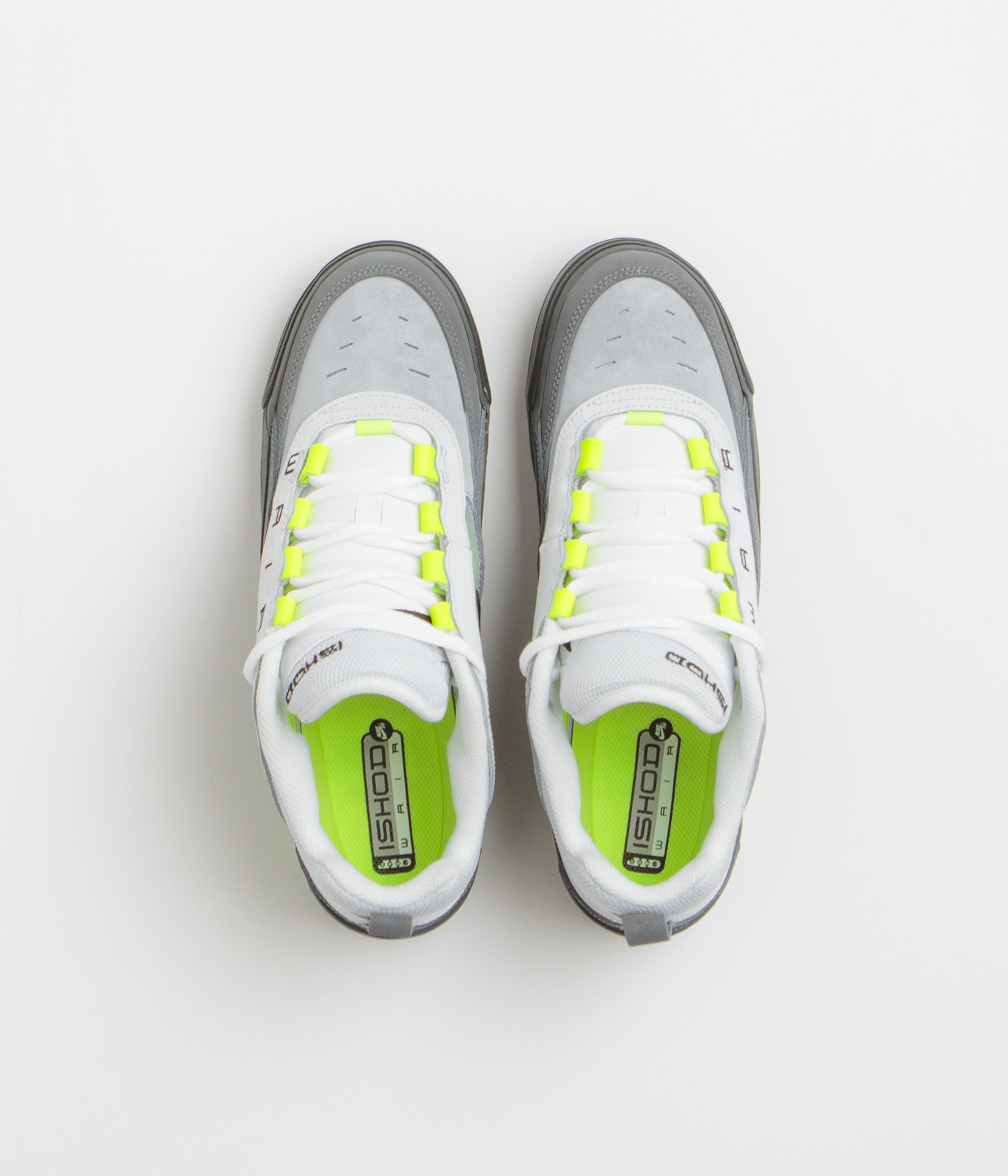 Nike SB Air Max Ishod Shoes - Black / Neon Yellow - Anthracite - Light Graphite