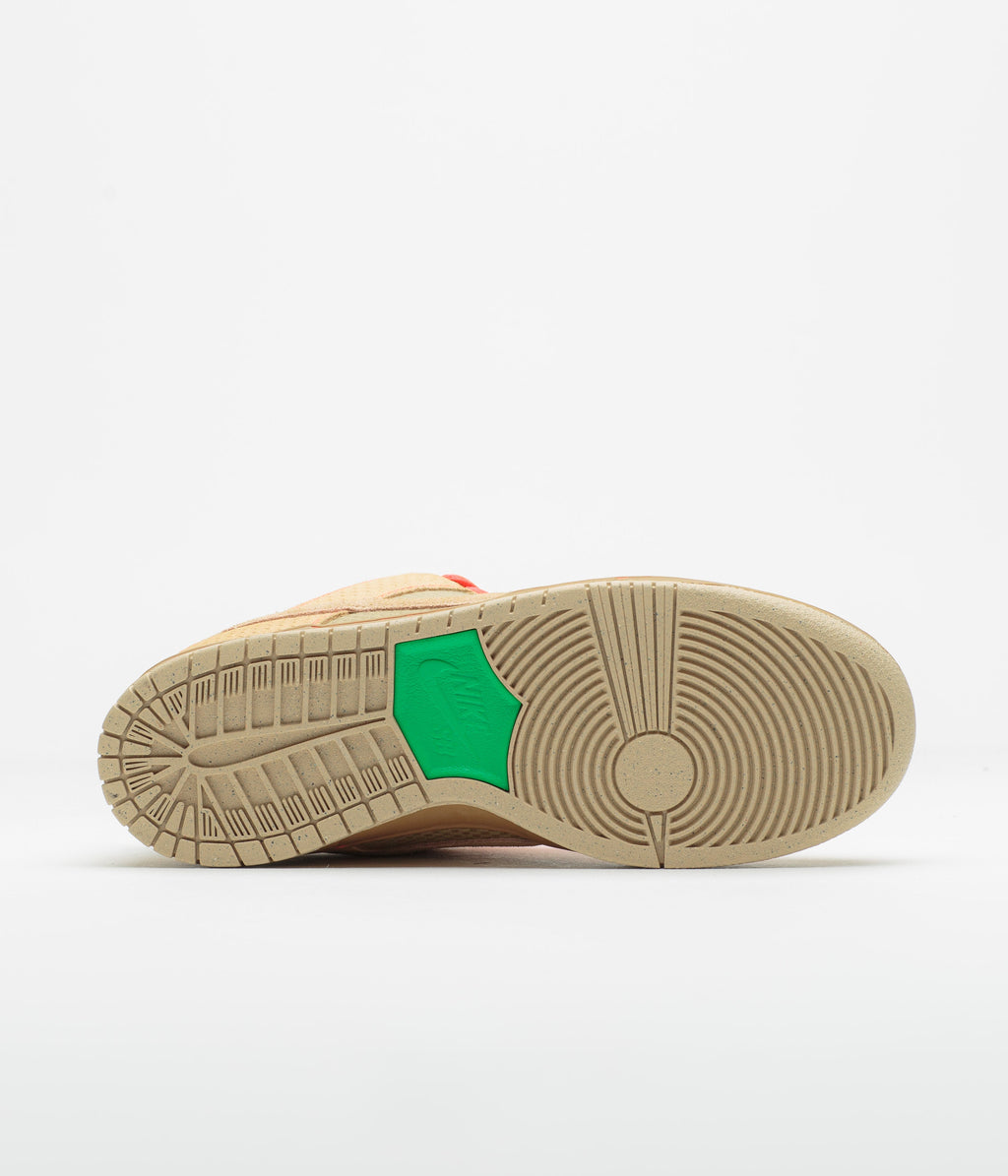 Nike SB Dunk Low Pro ‘Som Tum' Shoes - Canvas / Vachetta Tan - Parachute Beige