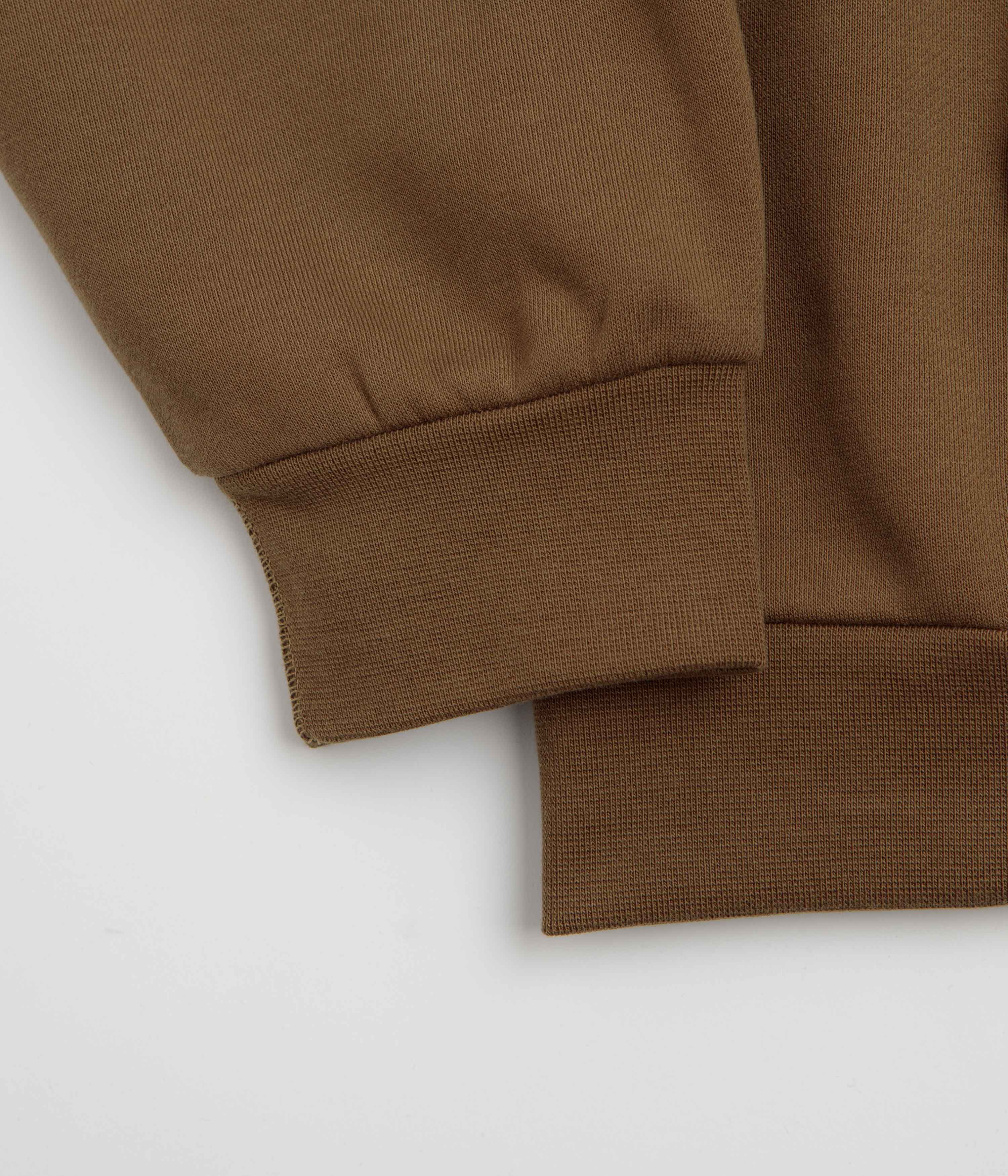 Nike SB Essential Logo Hoodie - Mosswood Brown / White