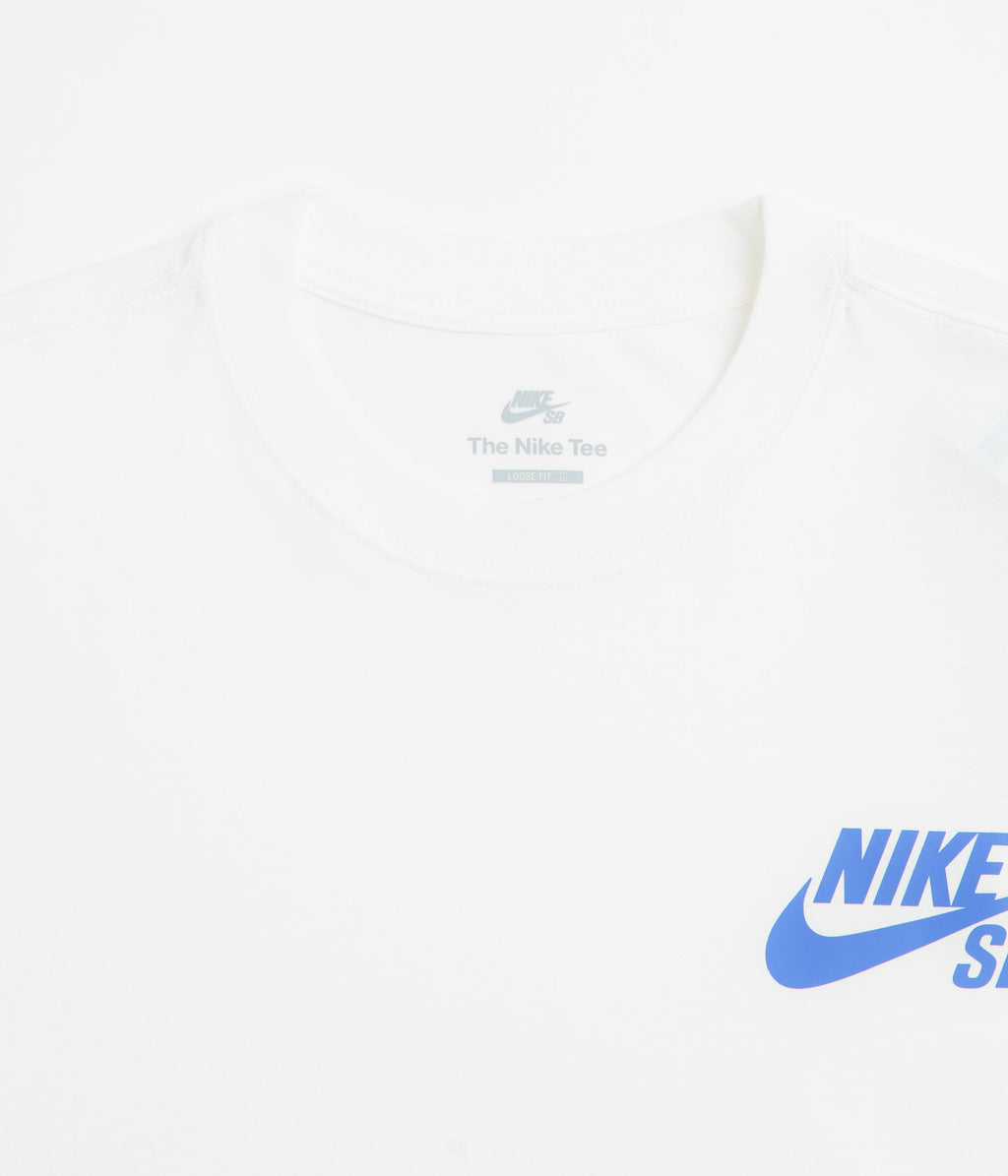 Nike SB Logo T-Shirt - White / Game Royal