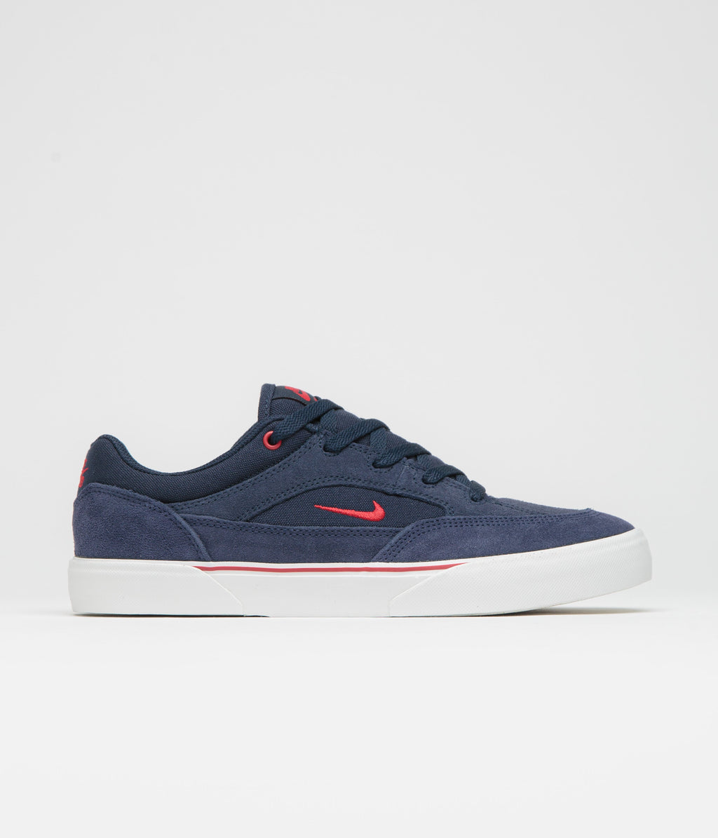 Nike SB Malor Shoes - Obsidian / Gym Red - Midnight Navy