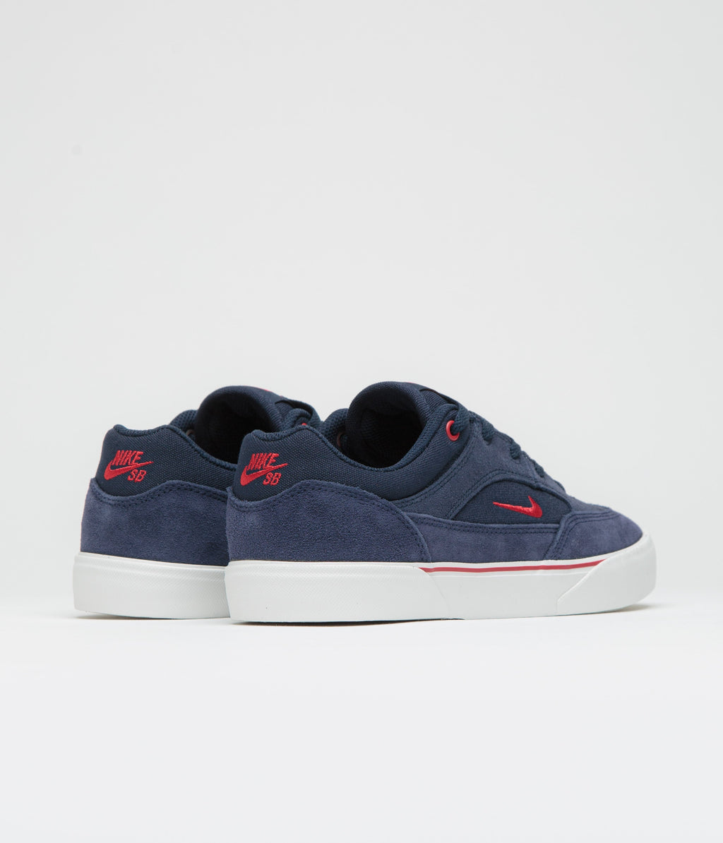 Nike SB Malor Shoes - Obsidian / Gym Red - Midnight Navy