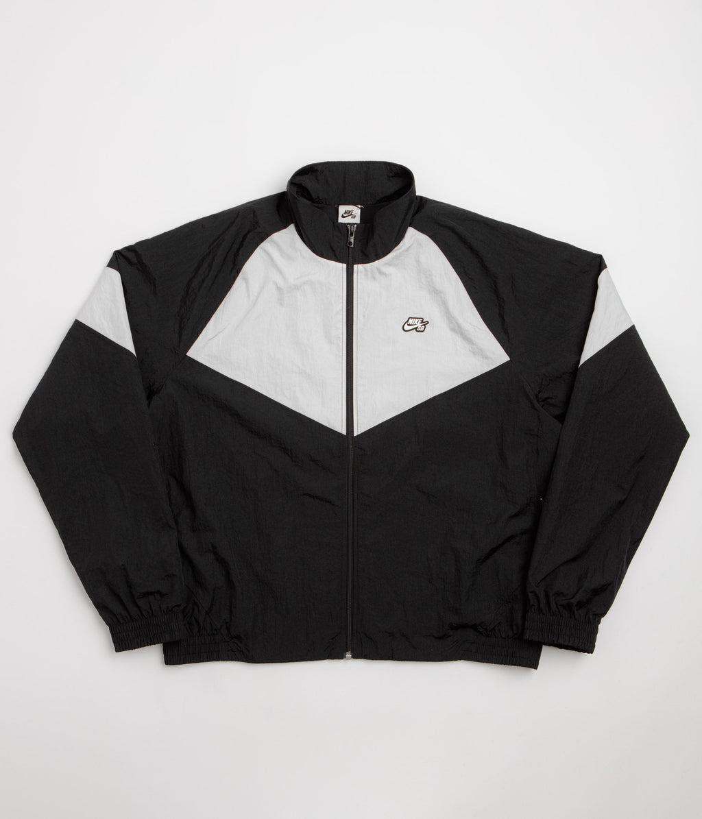 Nike SB Pavan Track Jacket - Black / Black / White / White