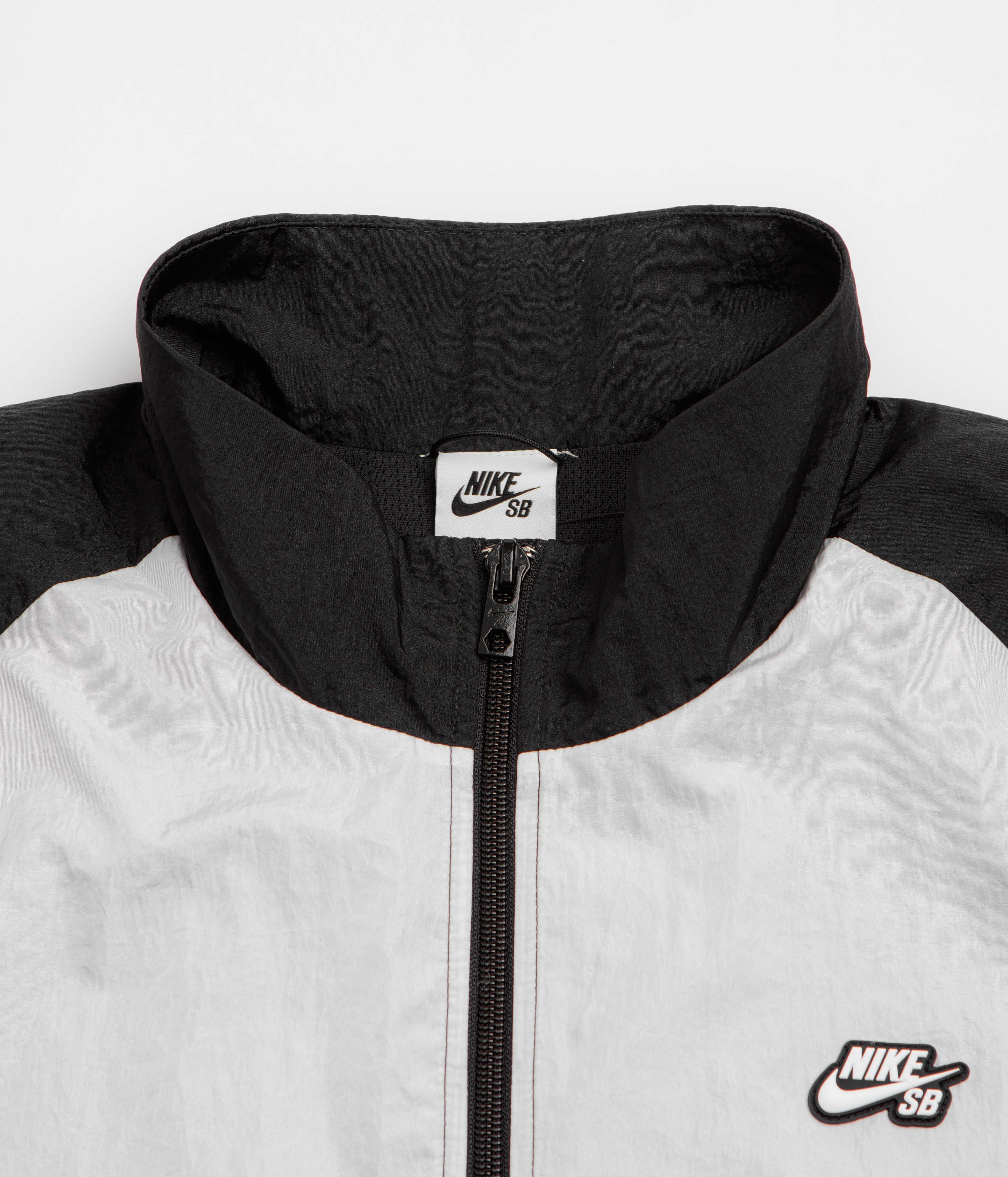 Nike SB Pavan Track Jacket - Black / Black / White / White