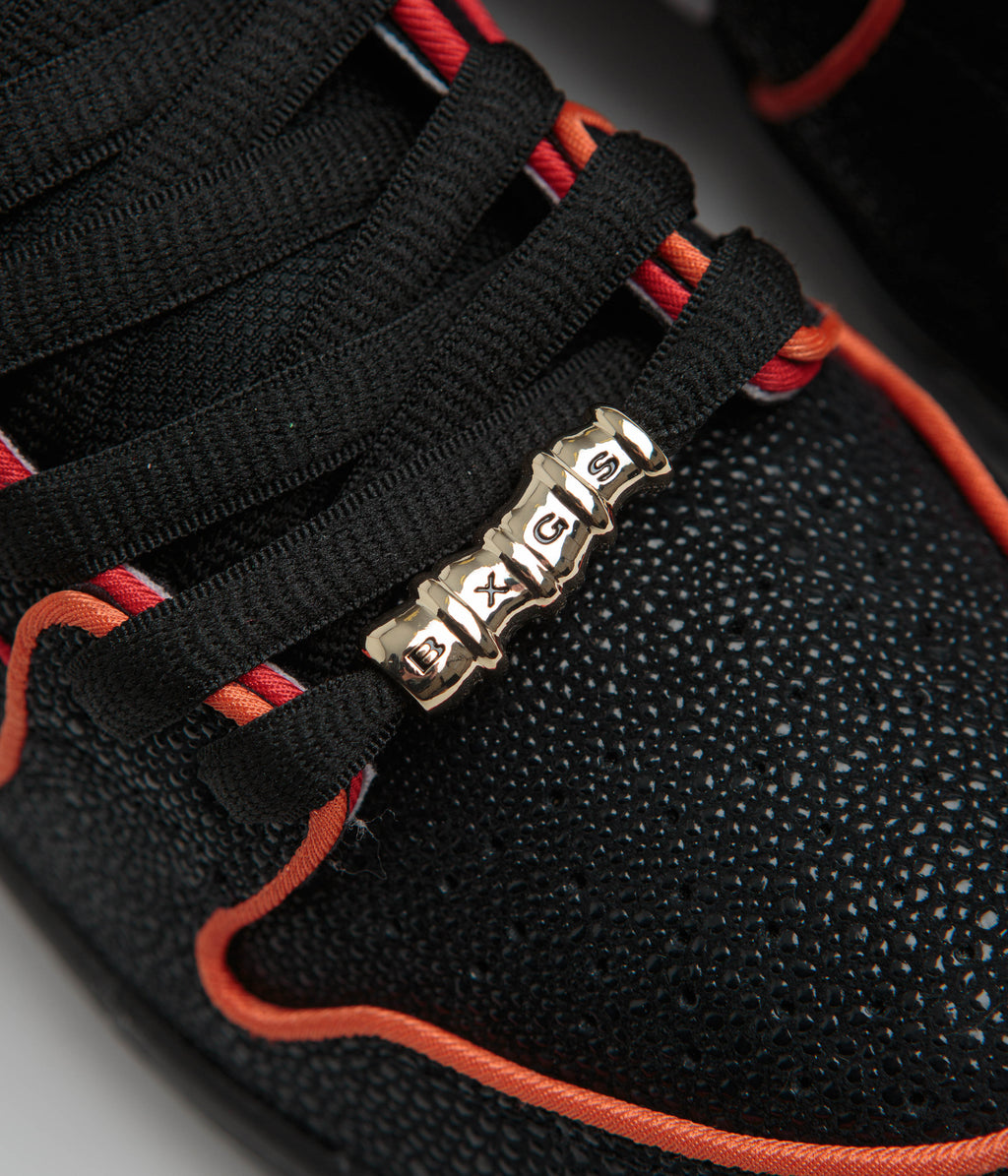 Nike SB x Bronx Girls Skate Dunk Low Pro Shoes - Black / White - Challenge Red - Total Orange