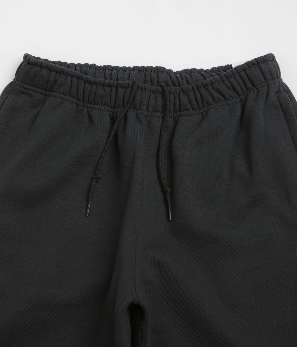 Nike Solo Swoosh Cuffed Sweatpants - Black / Black / White