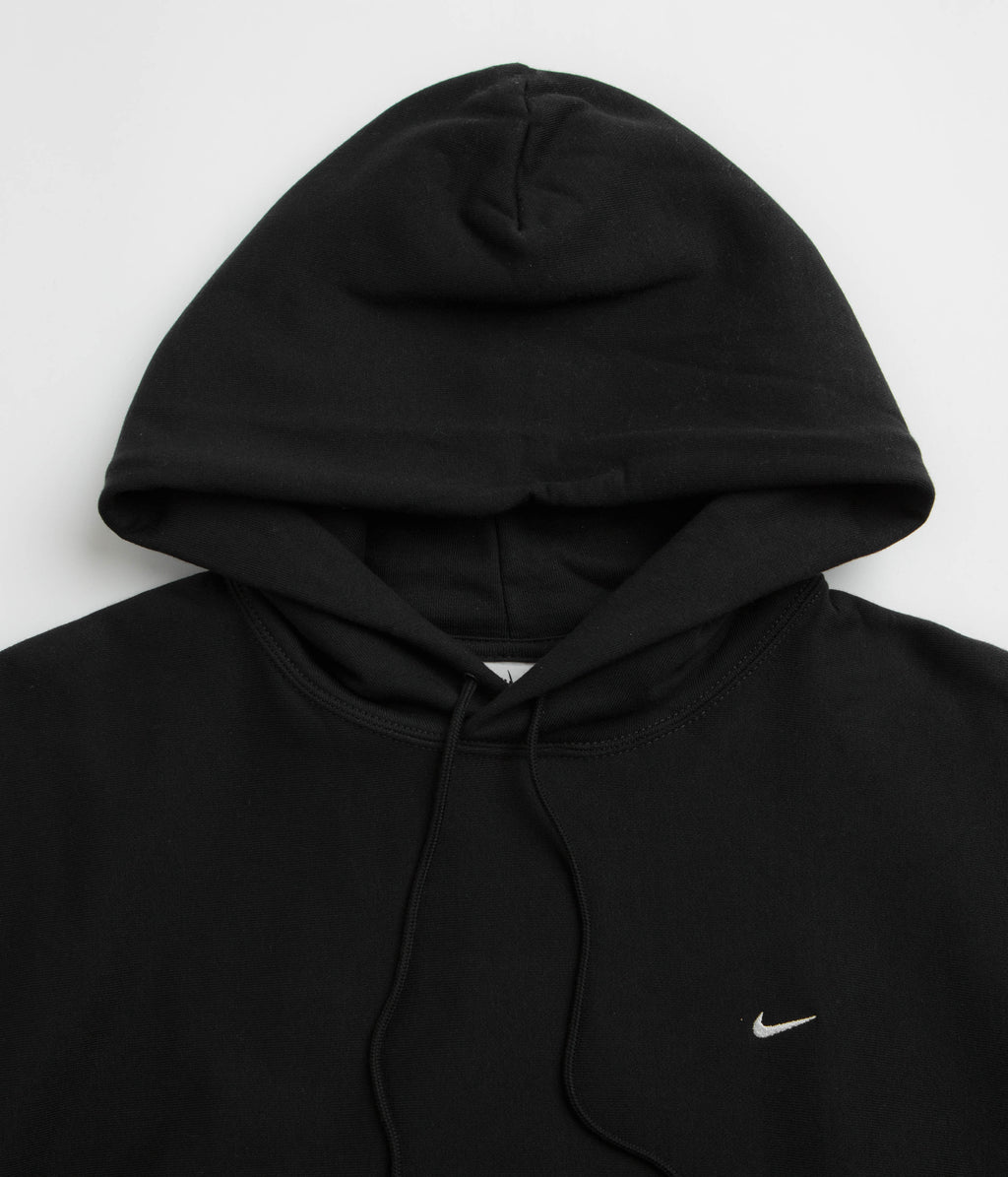 Nike Solo Swoosh Hoodie - Black / Black / White / White