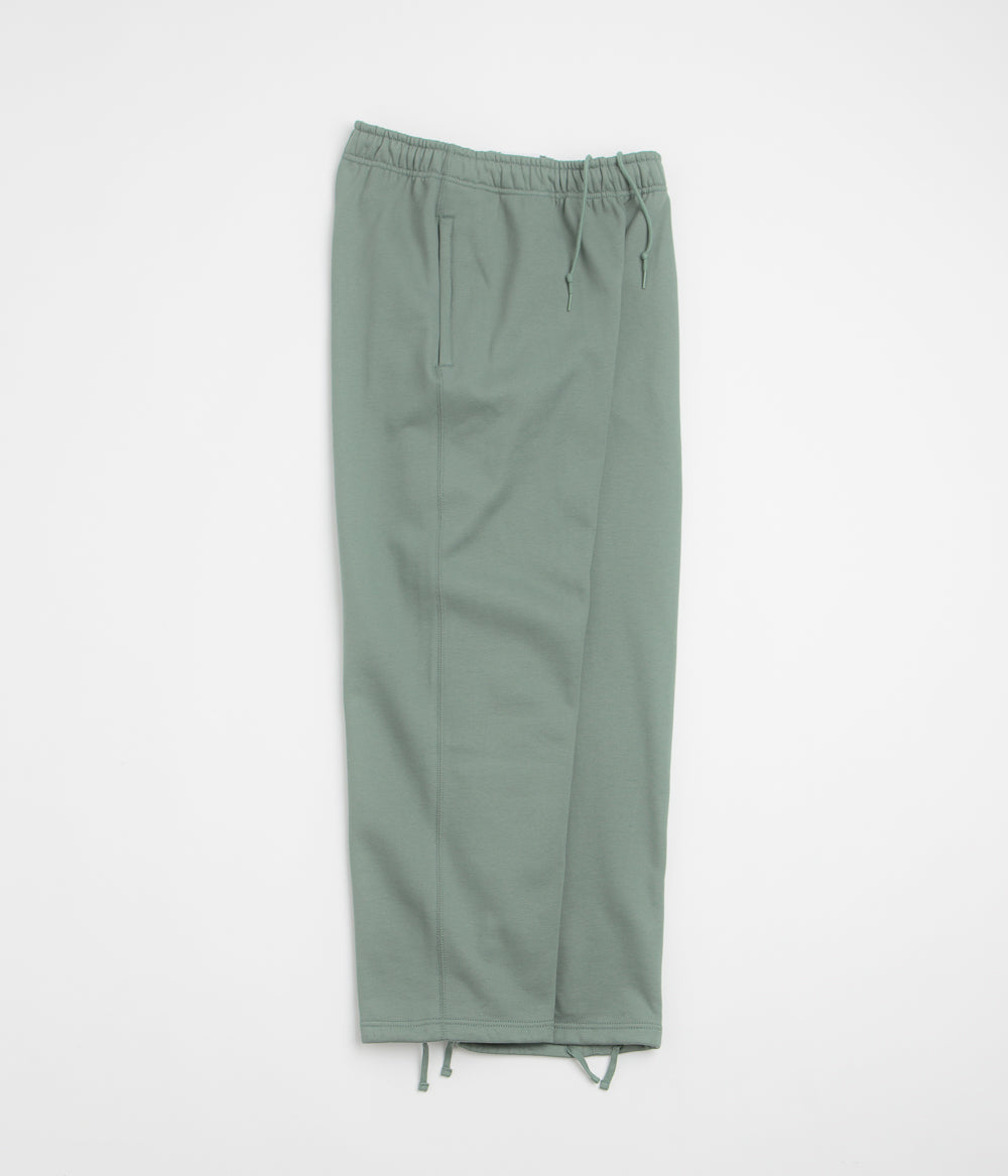 Nike Solo Swoosh Open Hem Sweatpants - Clay Green / Clay Green / White