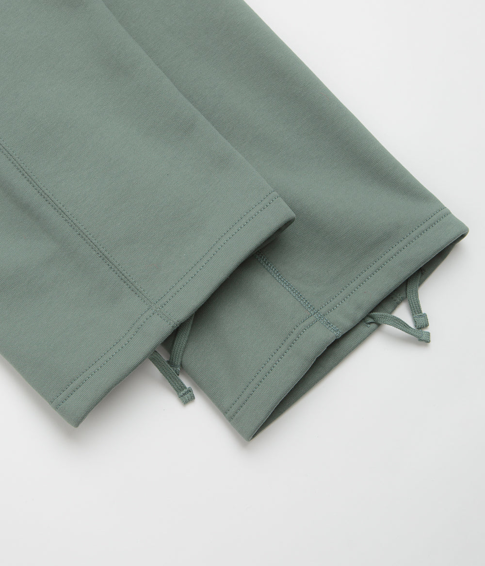 Nike Solo Swoosh Open Hem Sweatpants - Clay Green / Clay Green / White