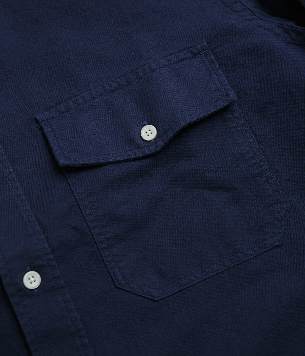 Norse Projects Algot Relaxed Overdyed Oxford Shirt - Workwear Blue