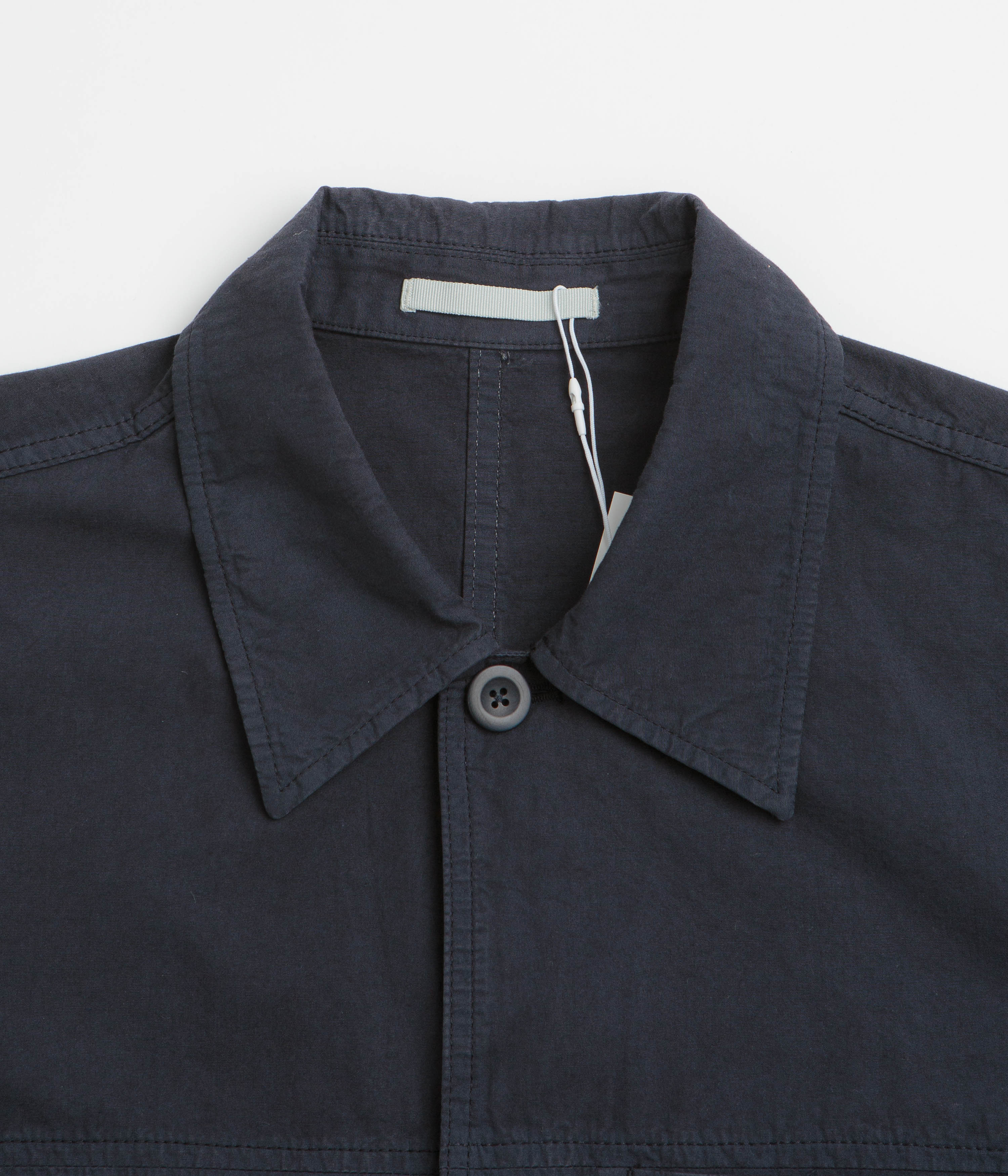 Norse Projects Arresskov Compact Cotton Overshirt - Dark Navy