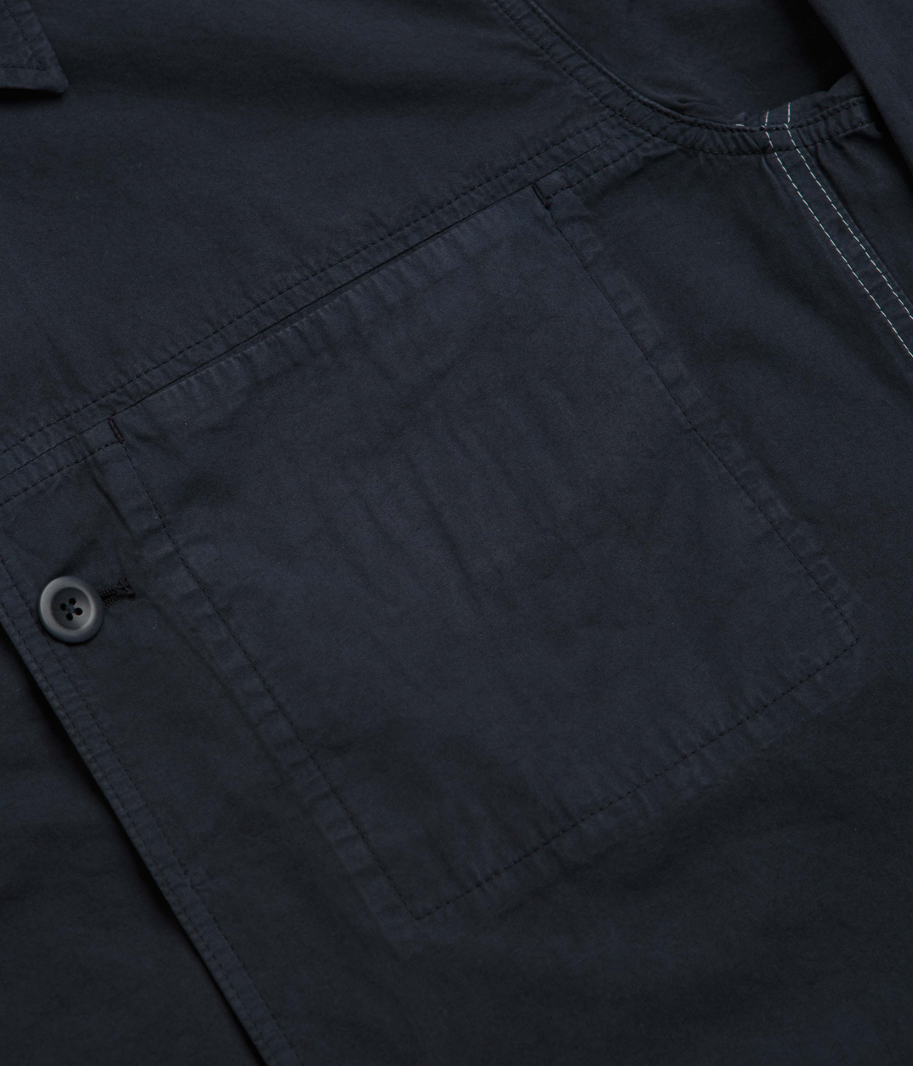 Norse Projects Arresskov Compact Cotton Overshirt - Dark Navy