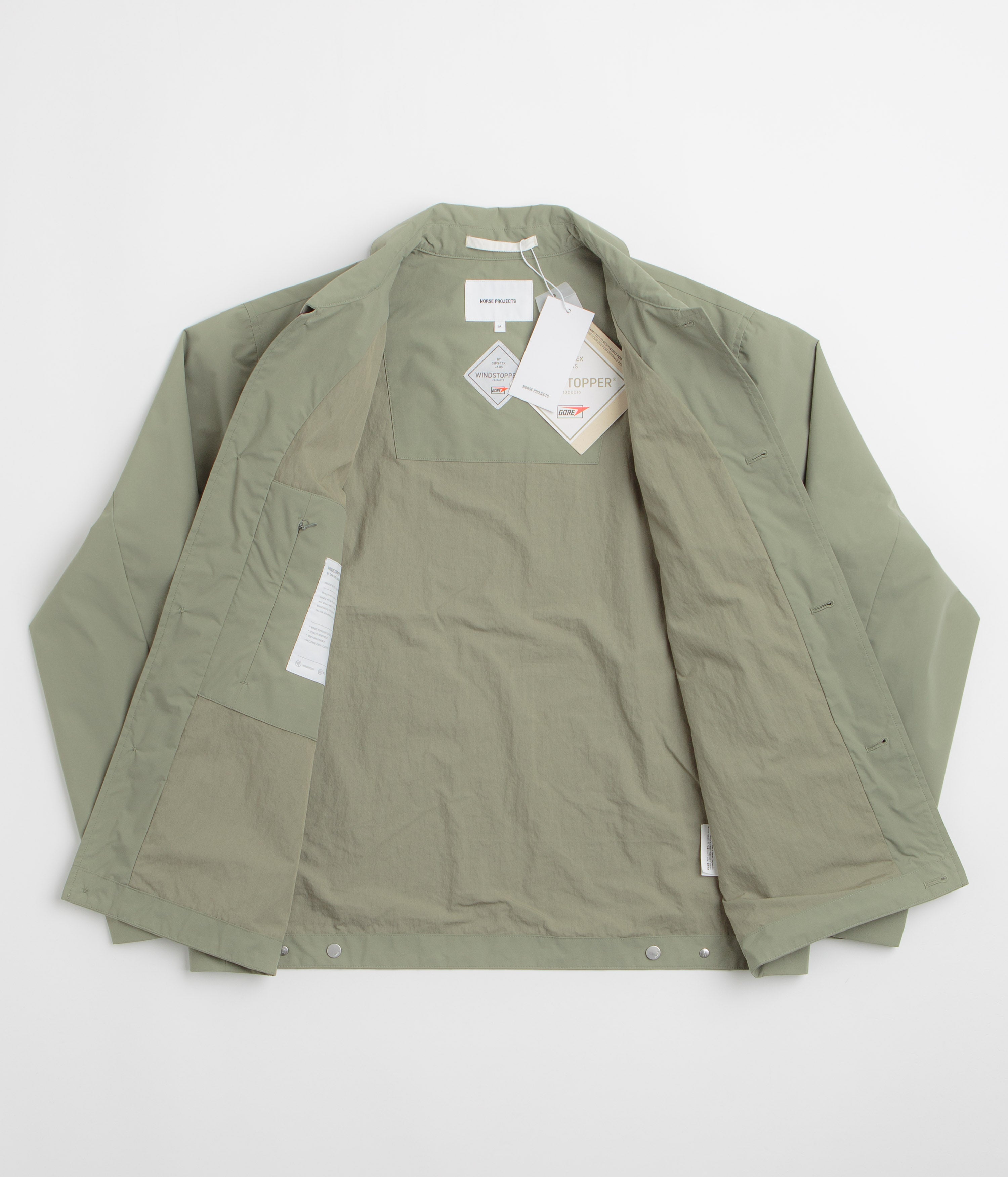 Norse Projects Arresskov Windstopper Overshirt - Vetiver
