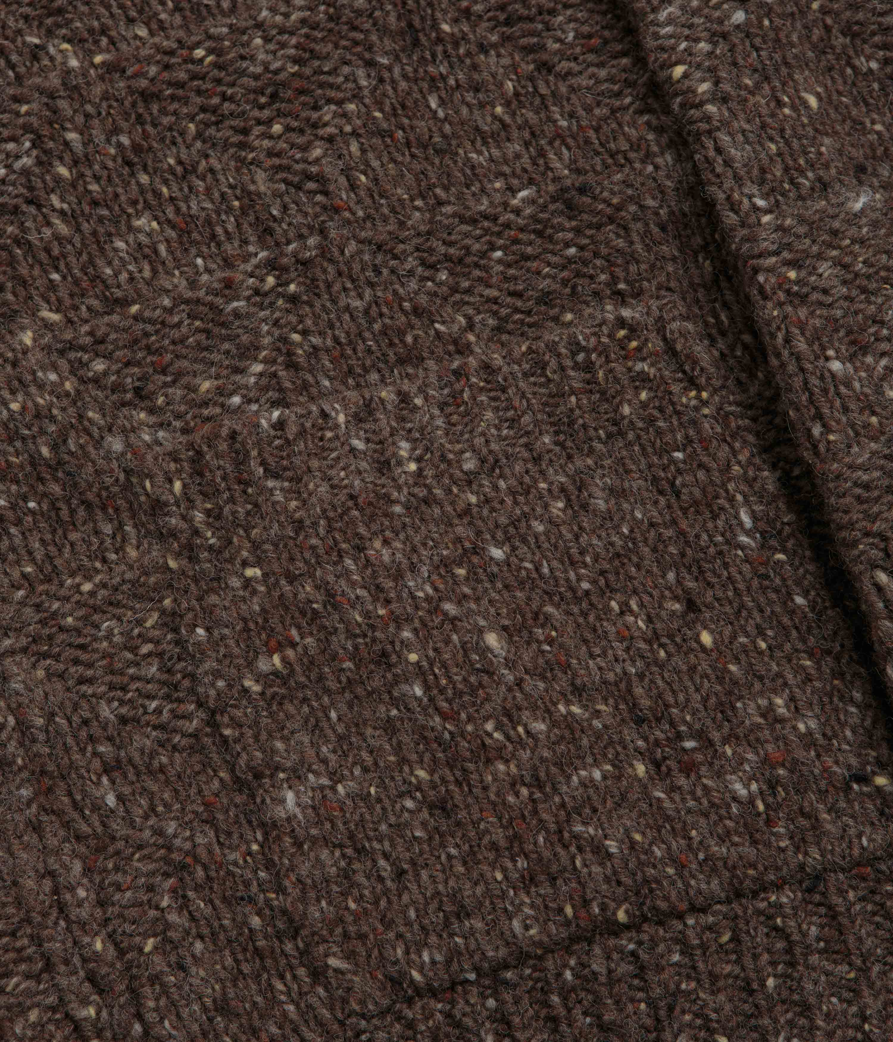 Norse Projects Erik Donegal Diamond Jacket - Seal Brown