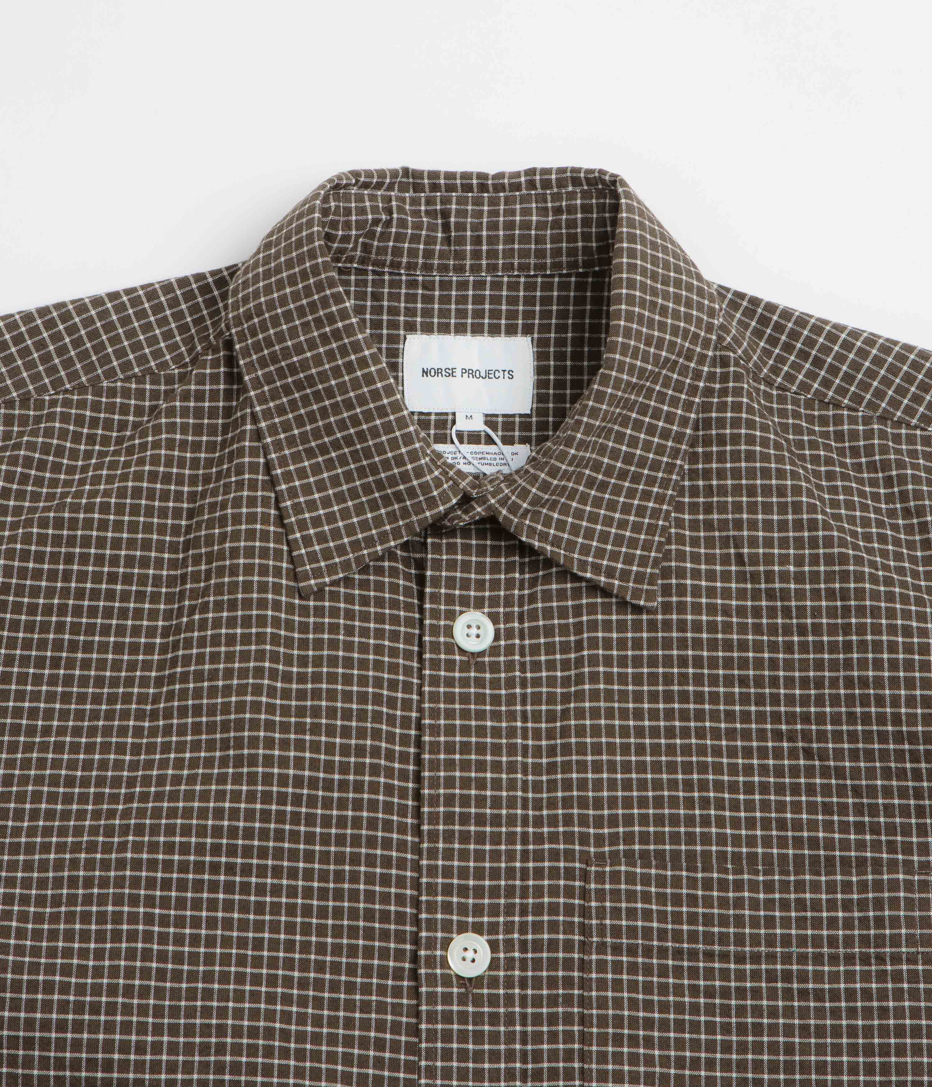 Norse Projects Espevik Short Sleeve Shirt - Taupe