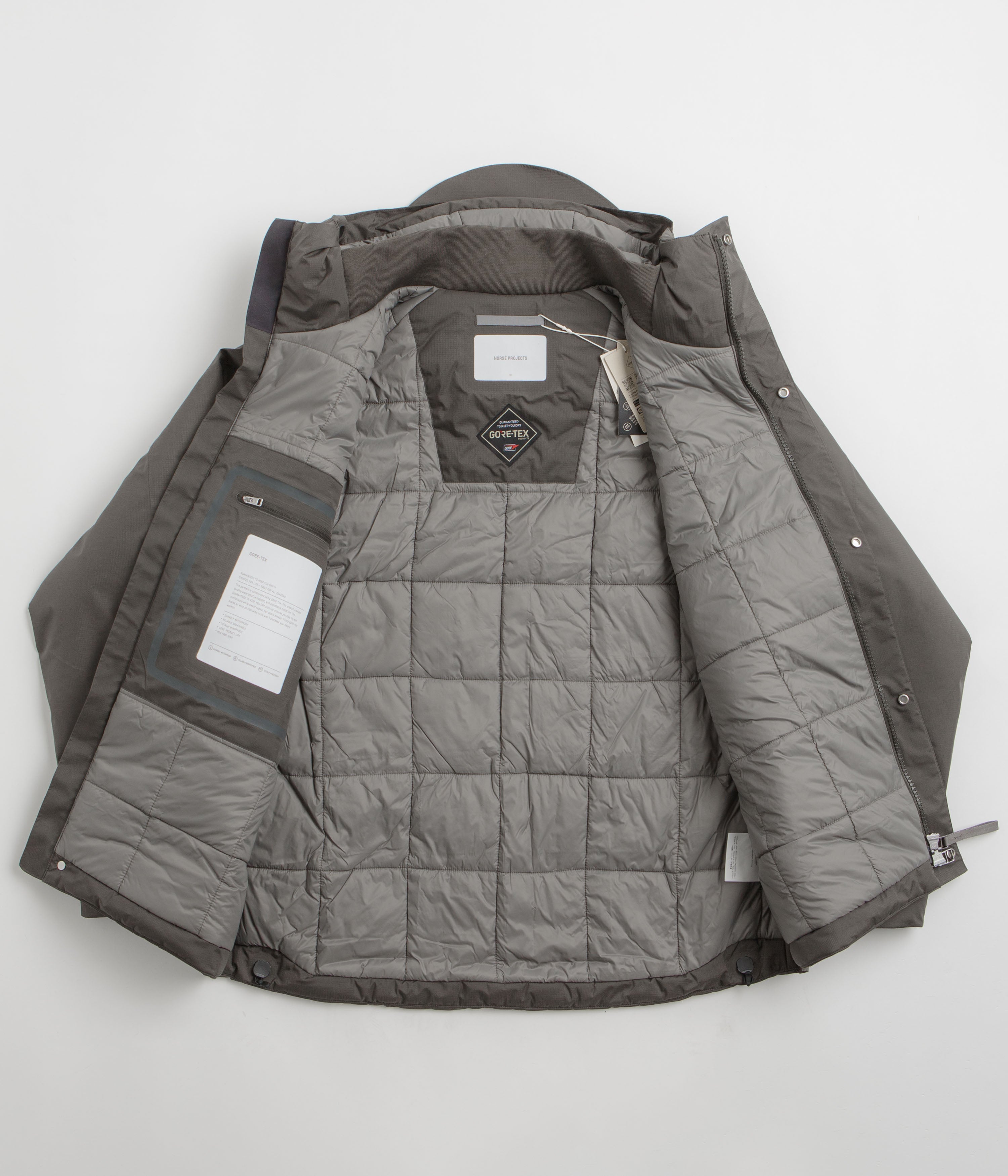 Norse Projects Fyn Gore-Tex Insulated Jacket - Olive Night