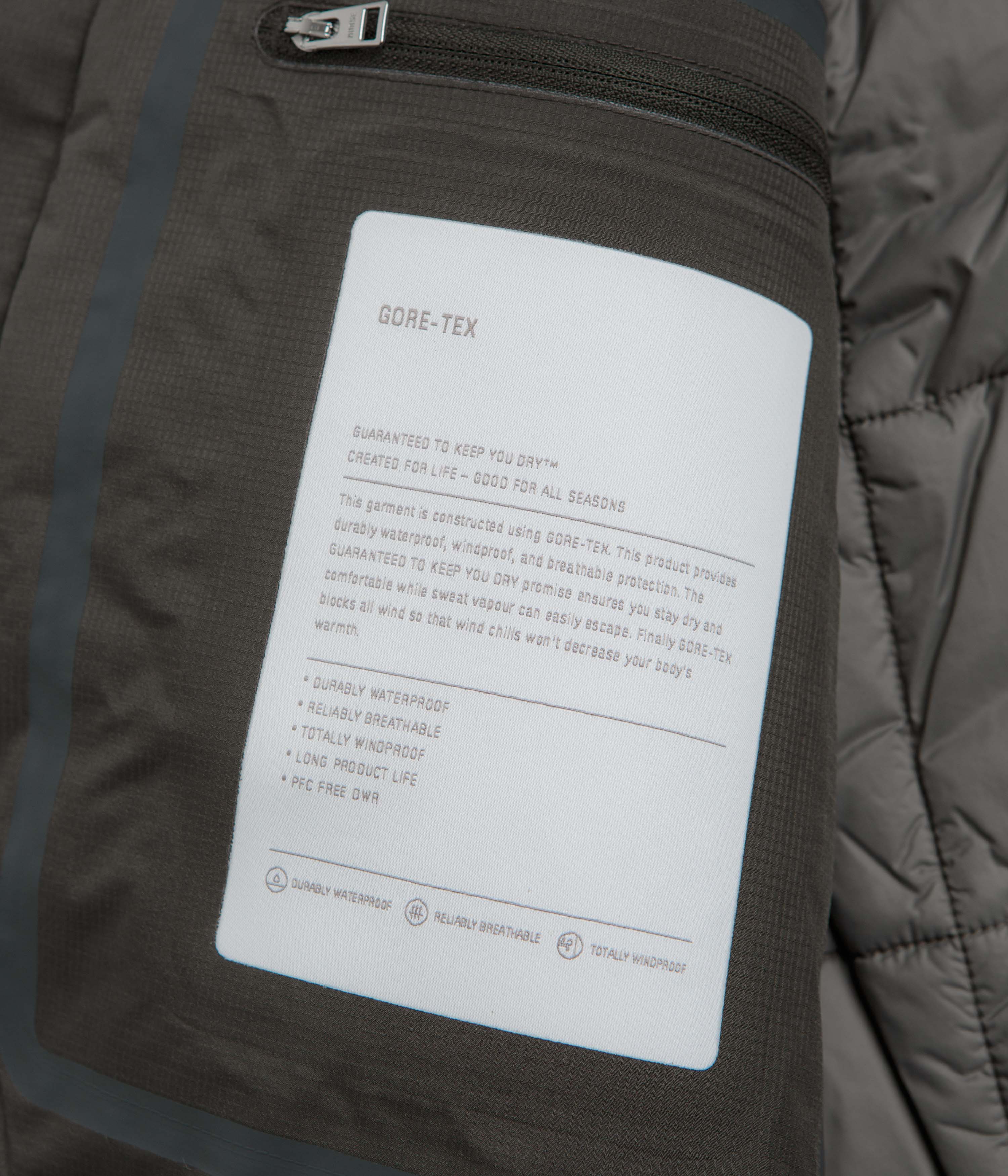 Norse Projects Fyn Gore-Tex Insulated Jacket - Olive Night