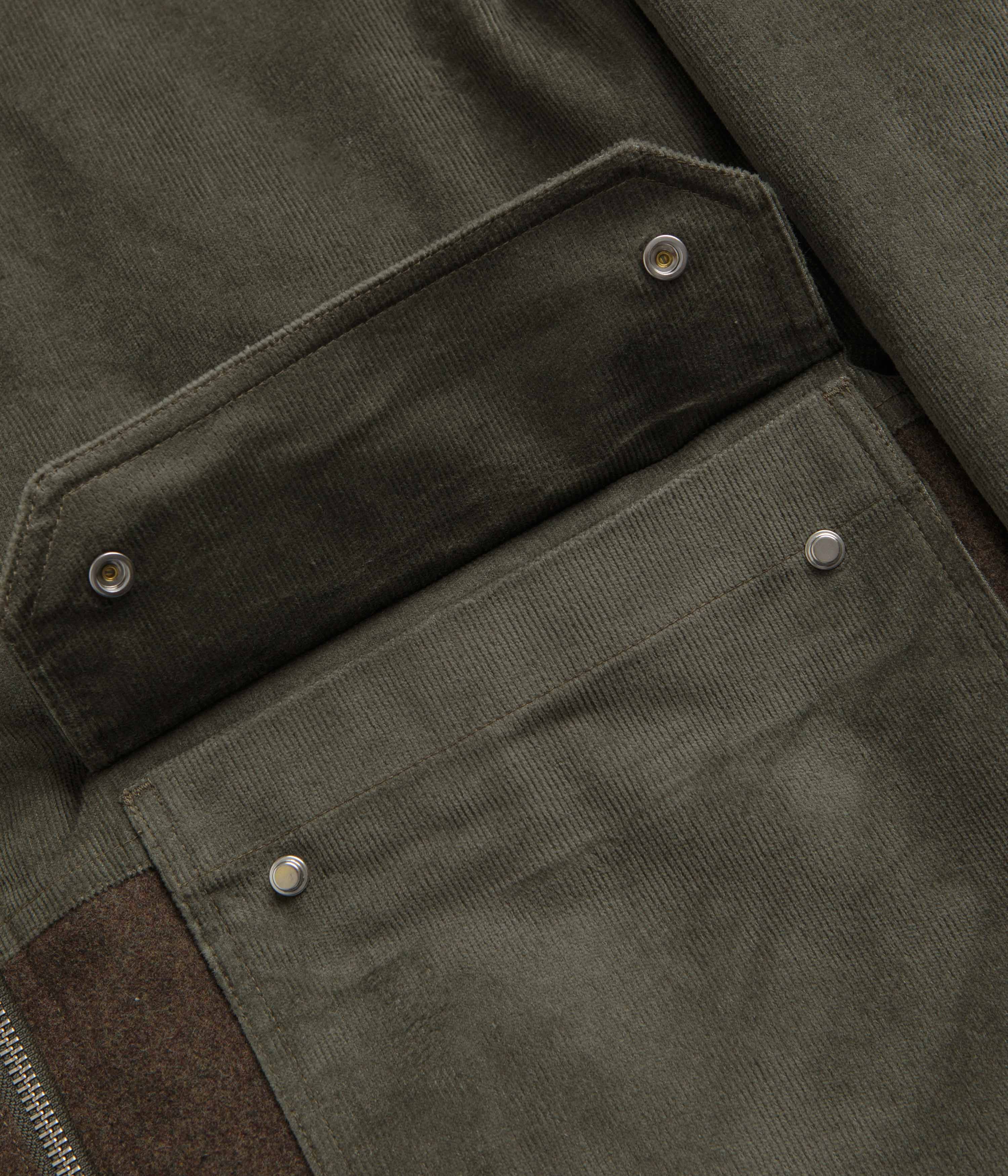 Norse Projects Hakon Solotex Corduroy Jacket - Ivy Green