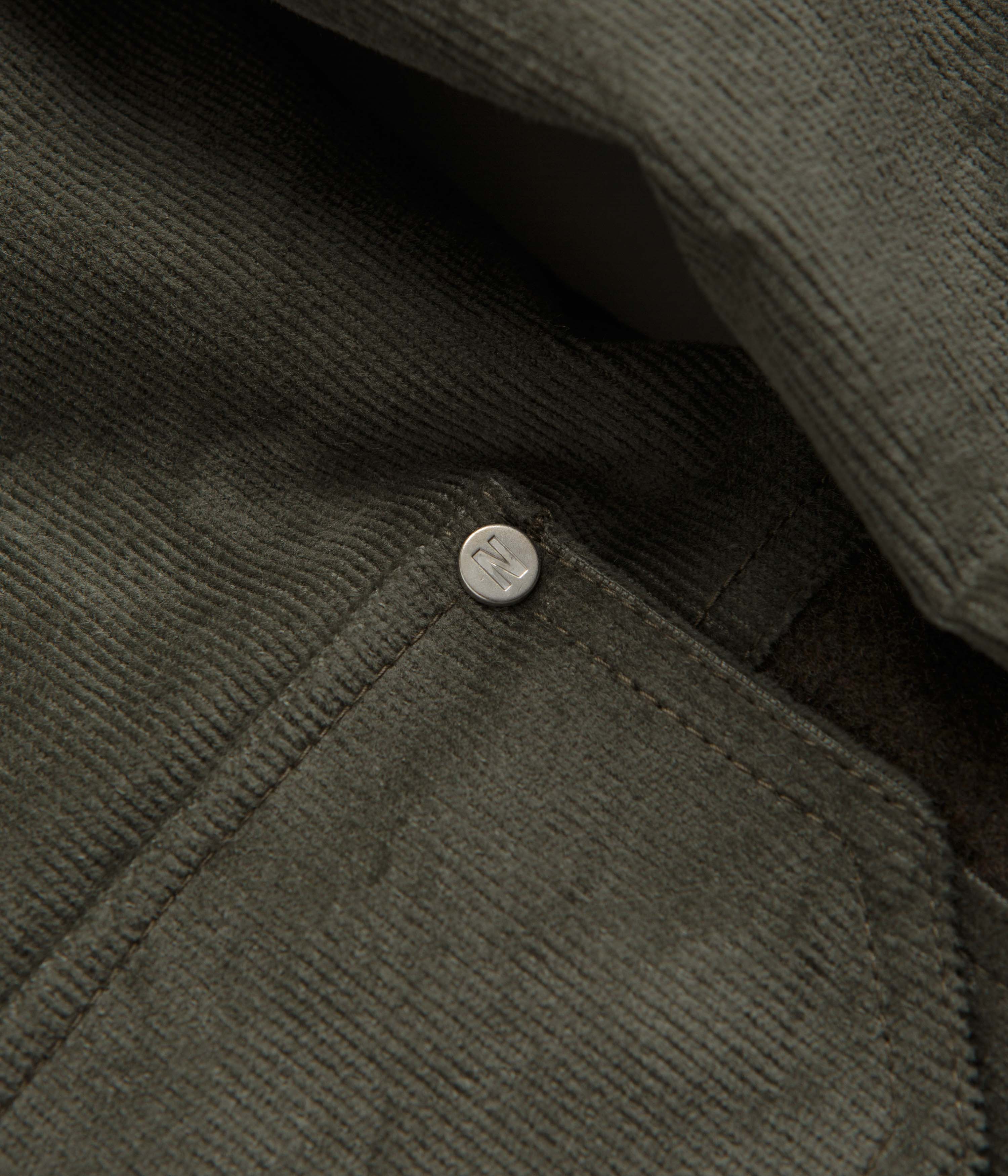 Norse Projects Hakon Solotex Corduroy Jacket - Ivy Green