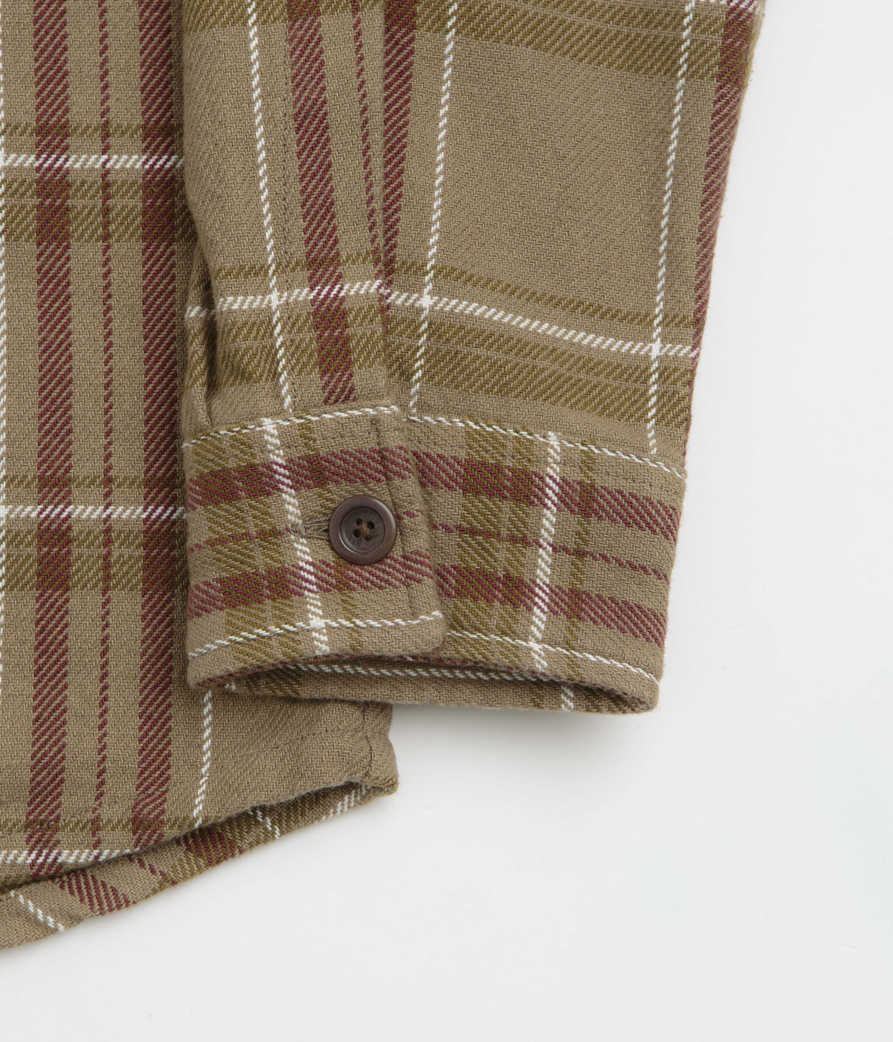 Norse Projects Hjalmer Check Overshirt - Walnut
